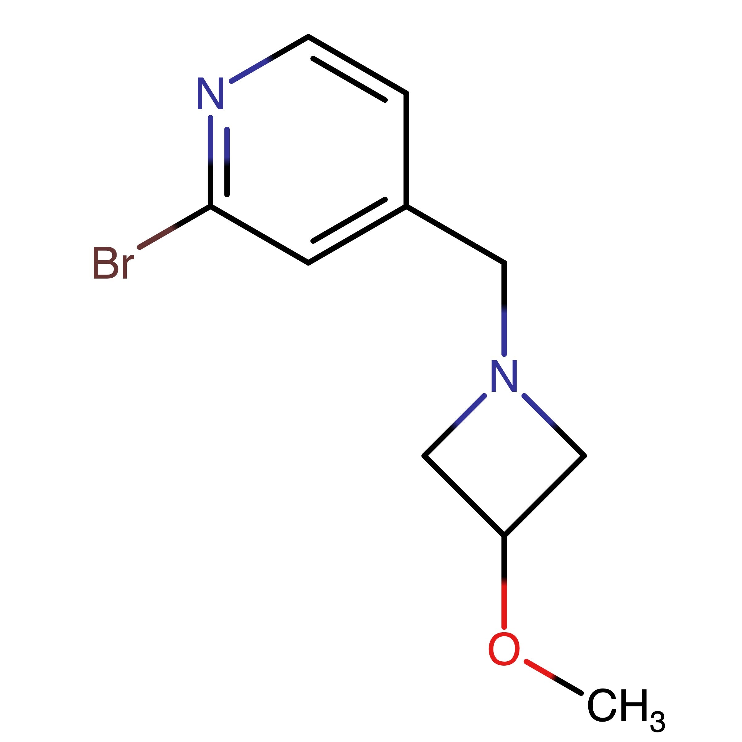 CAS 1459772-12-3 | 2-Bromo-4-((3-methoxyazetidin-1-yl)methyl)pyridine