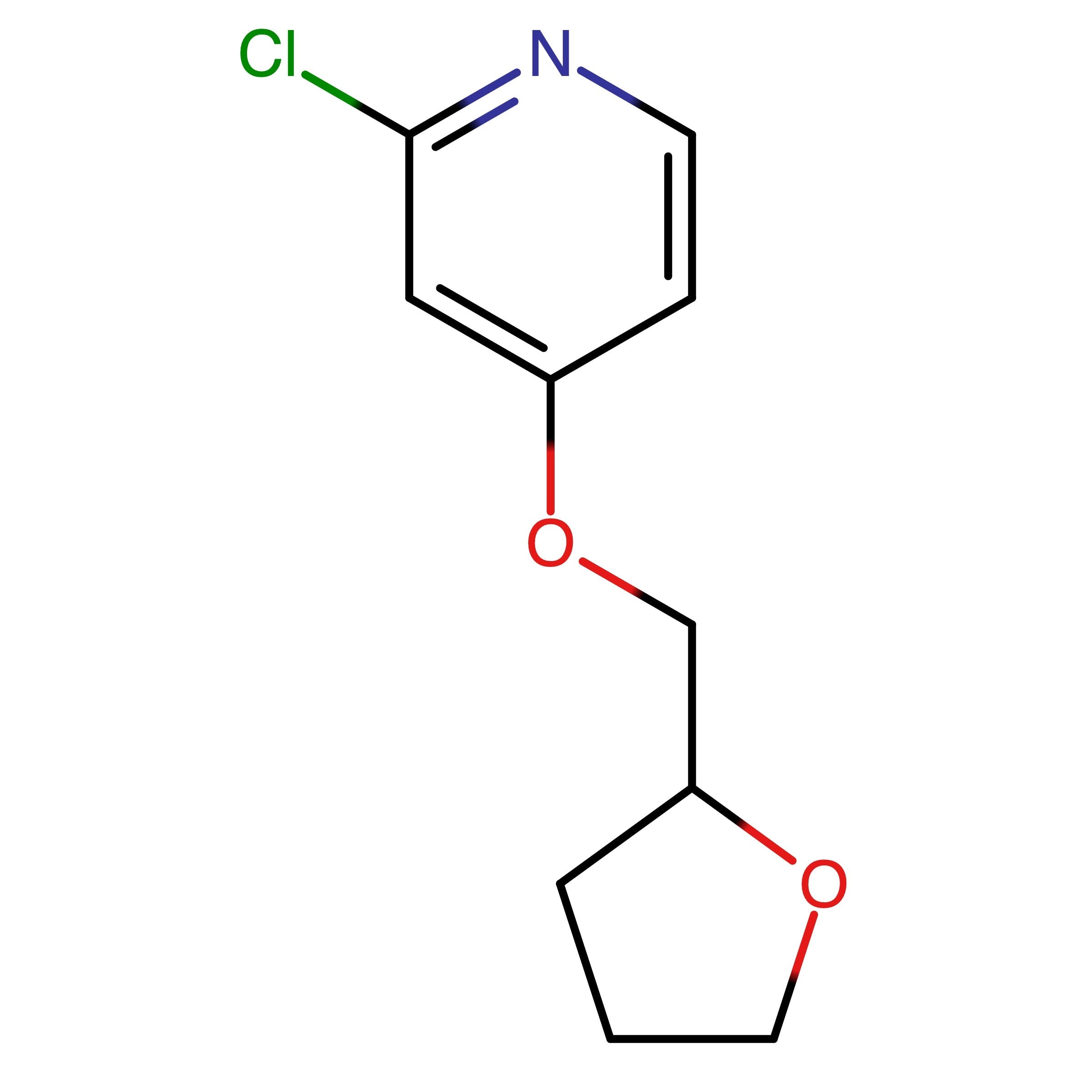 CAS 1339721-26-4 | 2-Chloro-4-((tetrahydrofuran-2-yl)methoxy)pyridine
