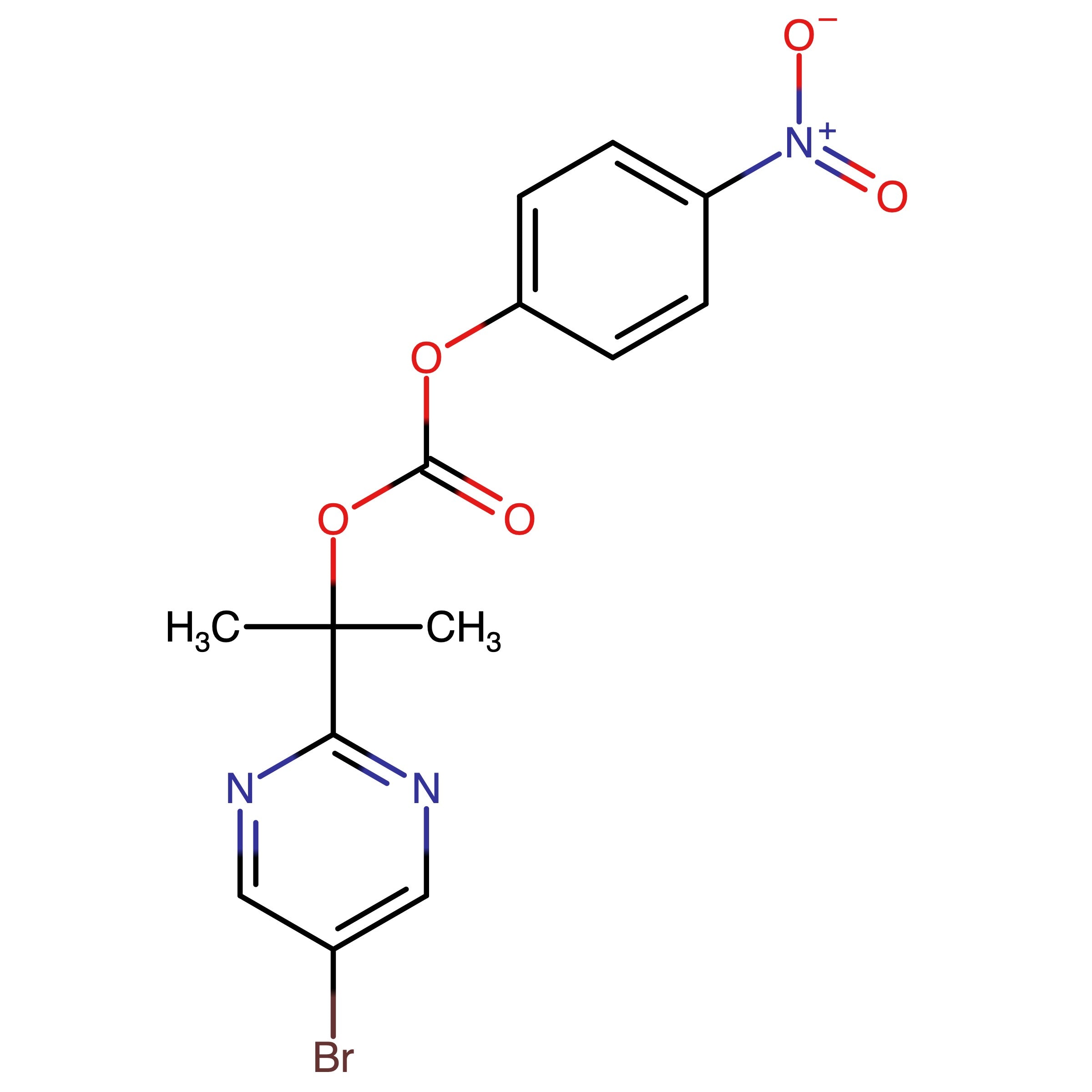 CAS 1459772-35-0 | 2-(5-Bromopyrimidin-2-yl)propan-2-yl (4-nitrophenyl) carbonate