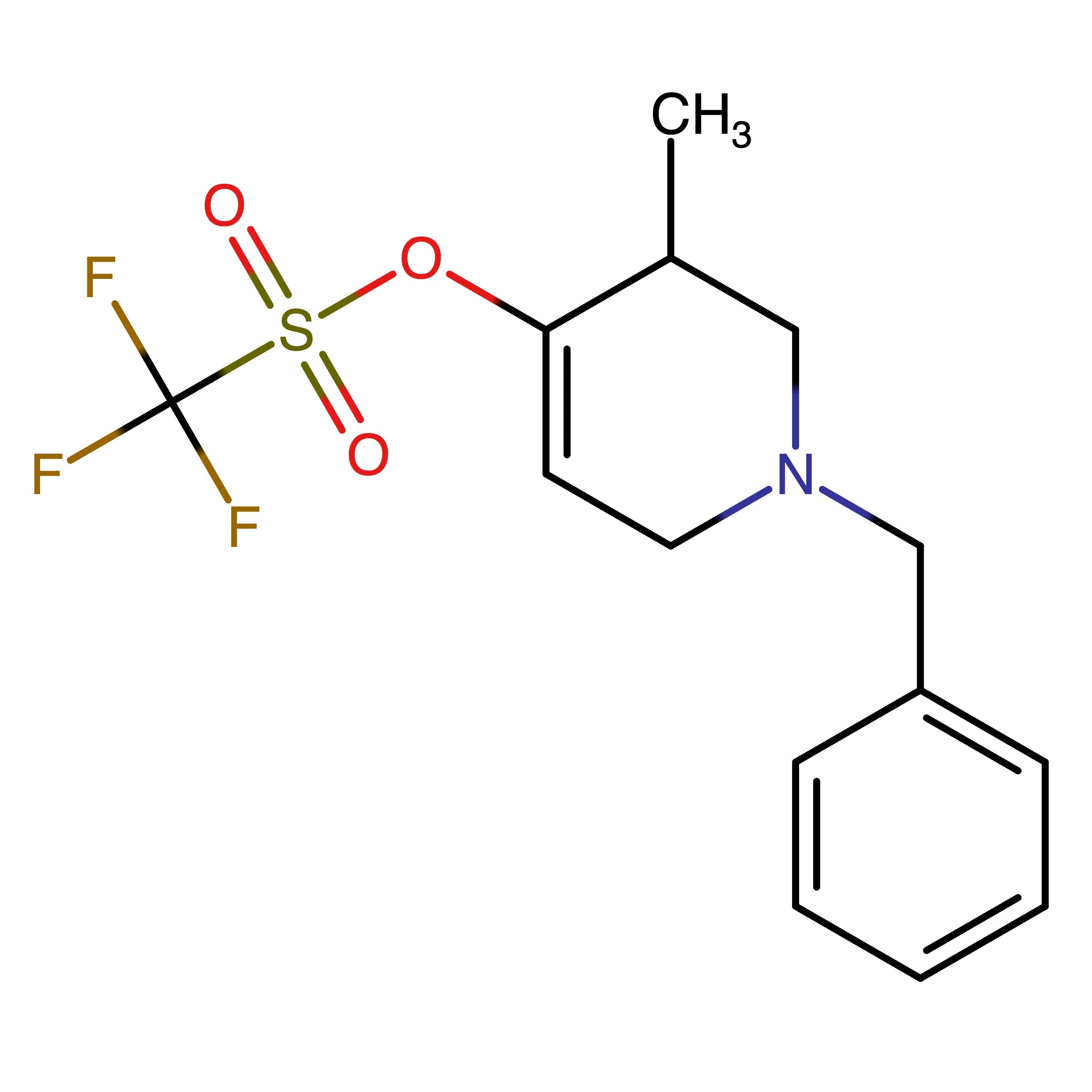 CAS 863249-46-1 | 1-Benzyl-3-methyl-1,2,3,6-tetrahydropyridin-4-yl trifluoromethanesulfonate
