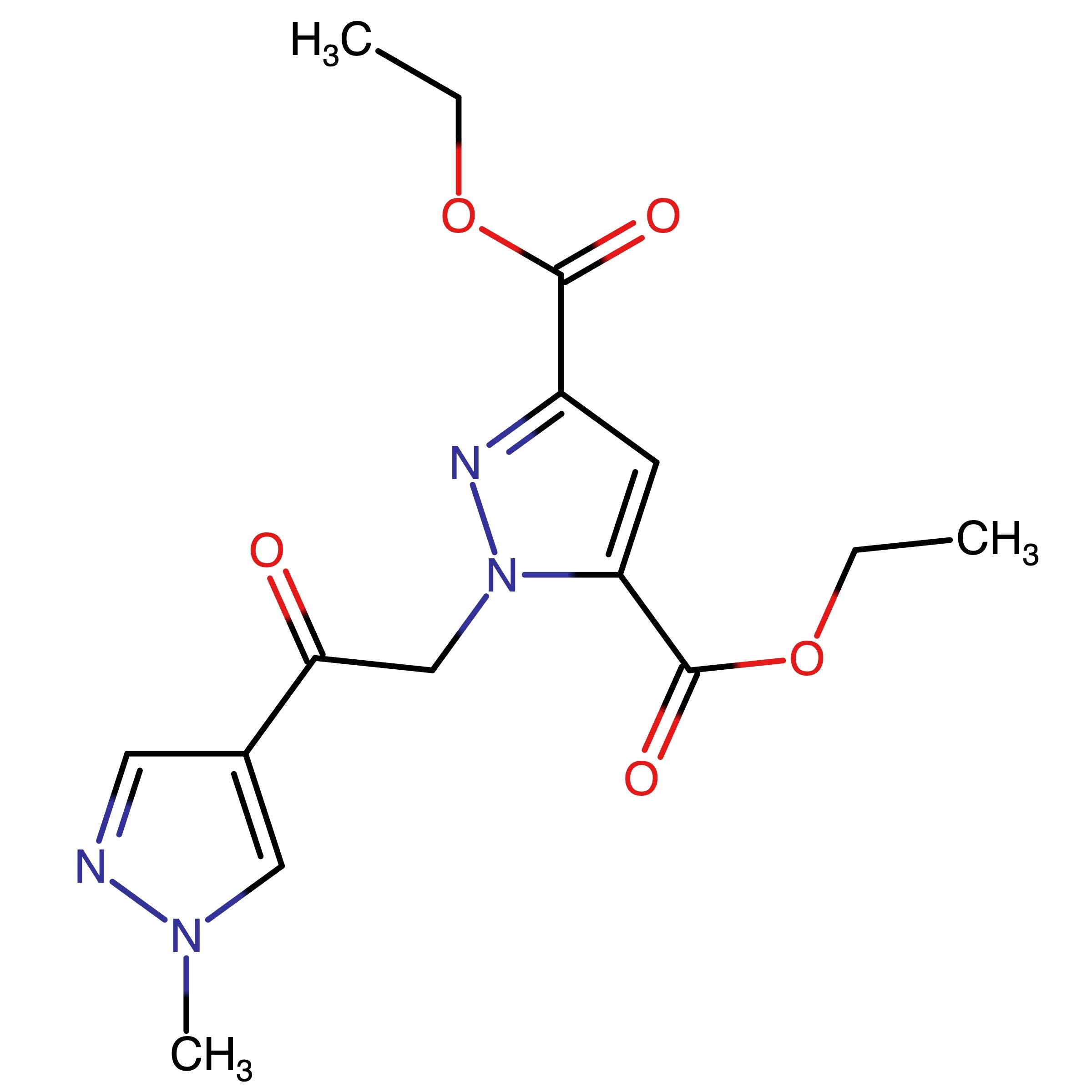 CAS 1940180-21-1 | Diethyl 1-(2-(1-methyl-1H-pyrazol-4-yl)-2-oxoethyl)-1H-pyrazole-3,5-dicarboxylate