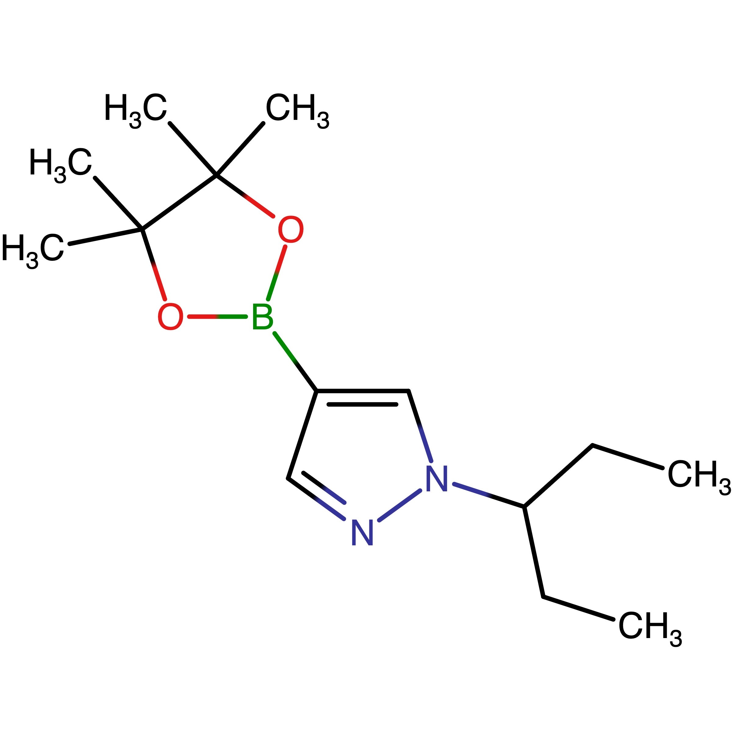 CAS 1940180-57-3 | 1-(Pentan-3-yl)-4-(4,4,5,5-tetramethyl-1,3,2-dioxaborolan-2-yl)-1H-pyrazole
