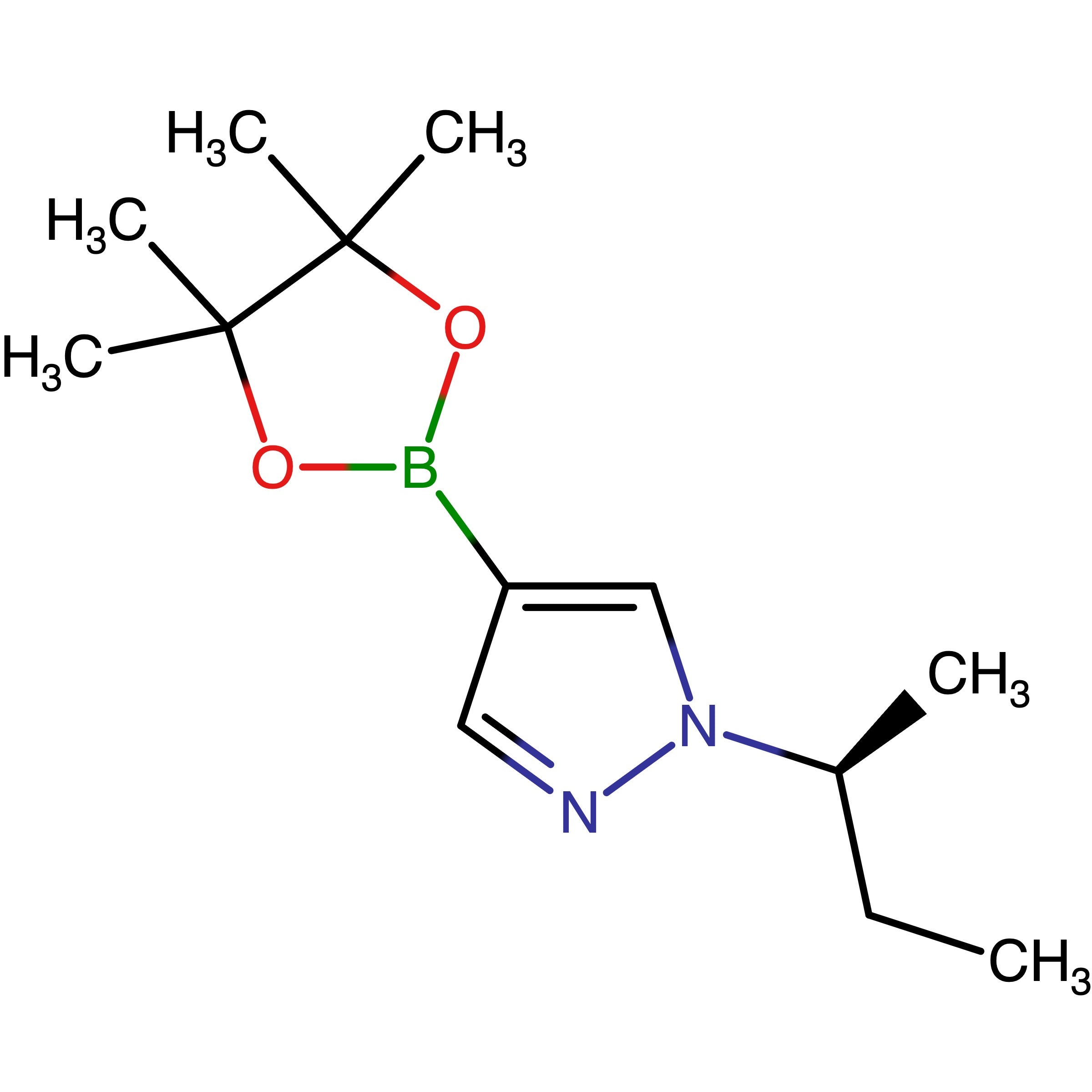 CAS 1940180-69-7 | (S)-1-(sec-Butyl)-4-(4,4,5,5-tetramethyl-1,3,2-dioxaborolan-2-yl)-1H-pyrazole