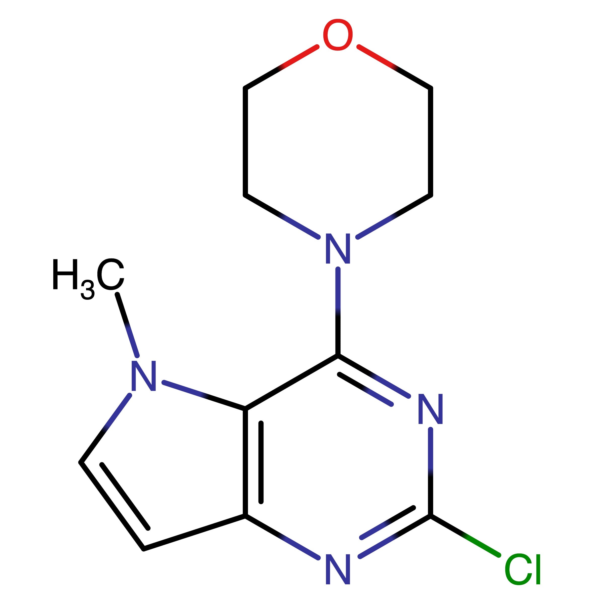 CAS 1375301-63-5 | 4-(2-Chloro-5-methyl-5H-pyrrolo[3,2-d]pyrimidin-4-yl)morpholine