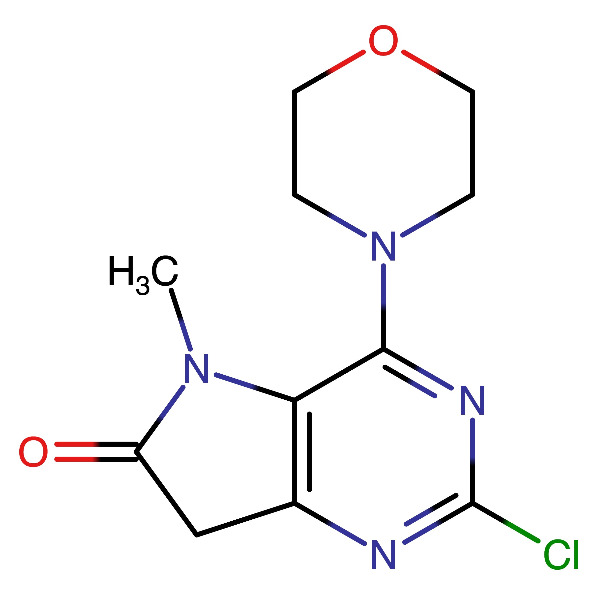 CAS 1382980-39-3 | 2-Chloro-5-methyl-4-morpholino-5,7-dihydro-6H-pyrrolo[3,2-d]pyrimidin-6-one