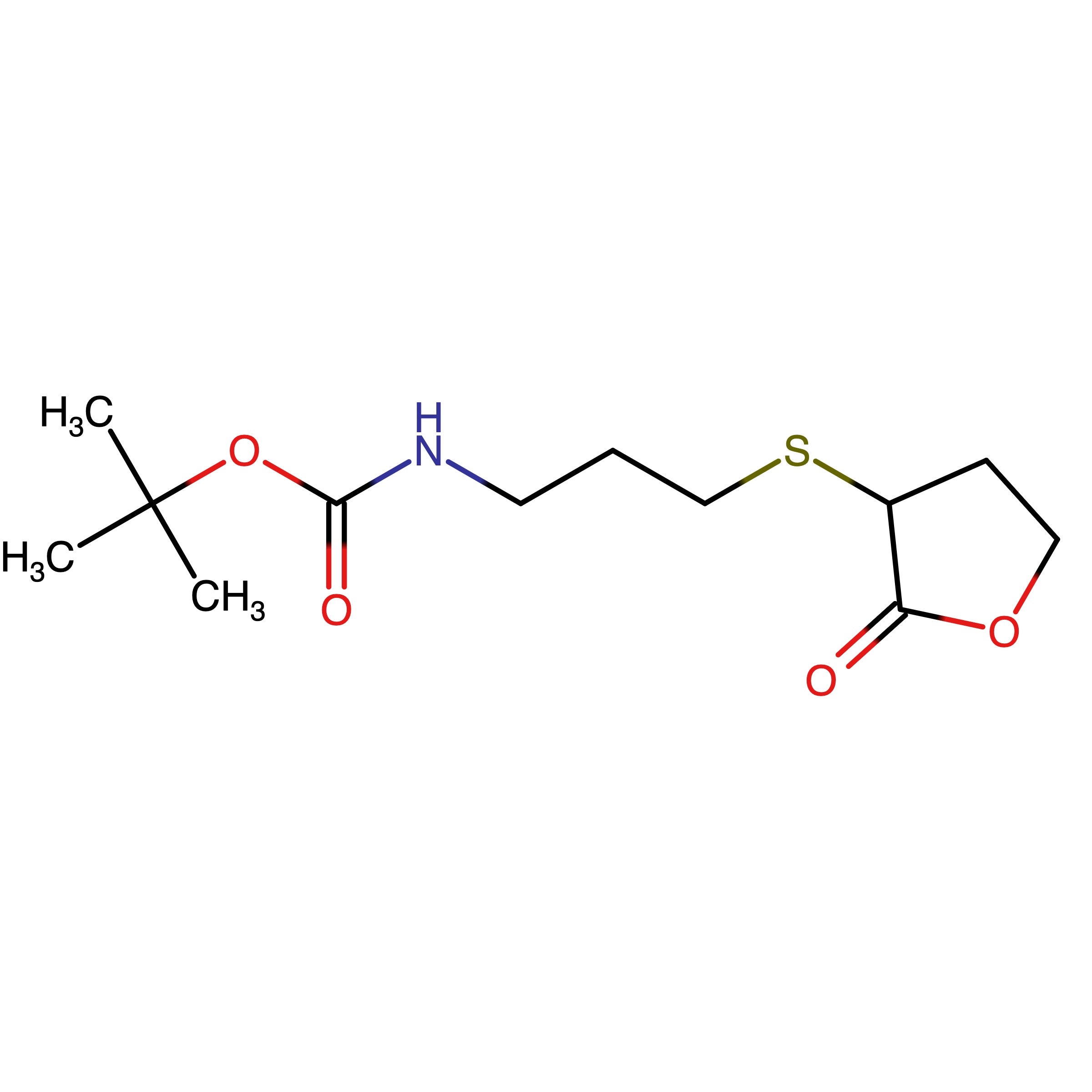 CAS 1333401-19-6 | tert-Butyl (3-((2-oxotetrahydrofuran-3-yl)thio)propyl)carbamate