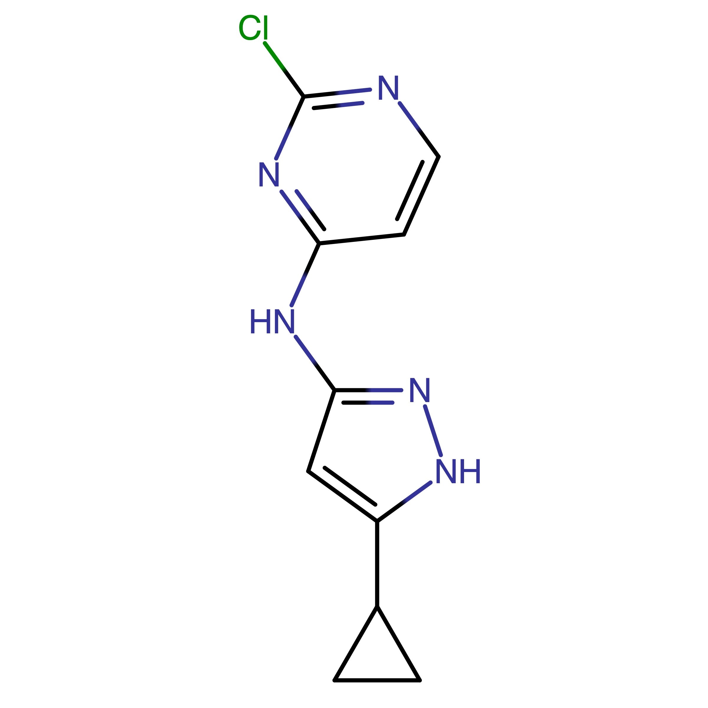 CAS 851435-00-2 | 2-Chloro-N-(5-cyclopropyl-1H-pyrazol-3-yl)pyrimidin-4-amine
