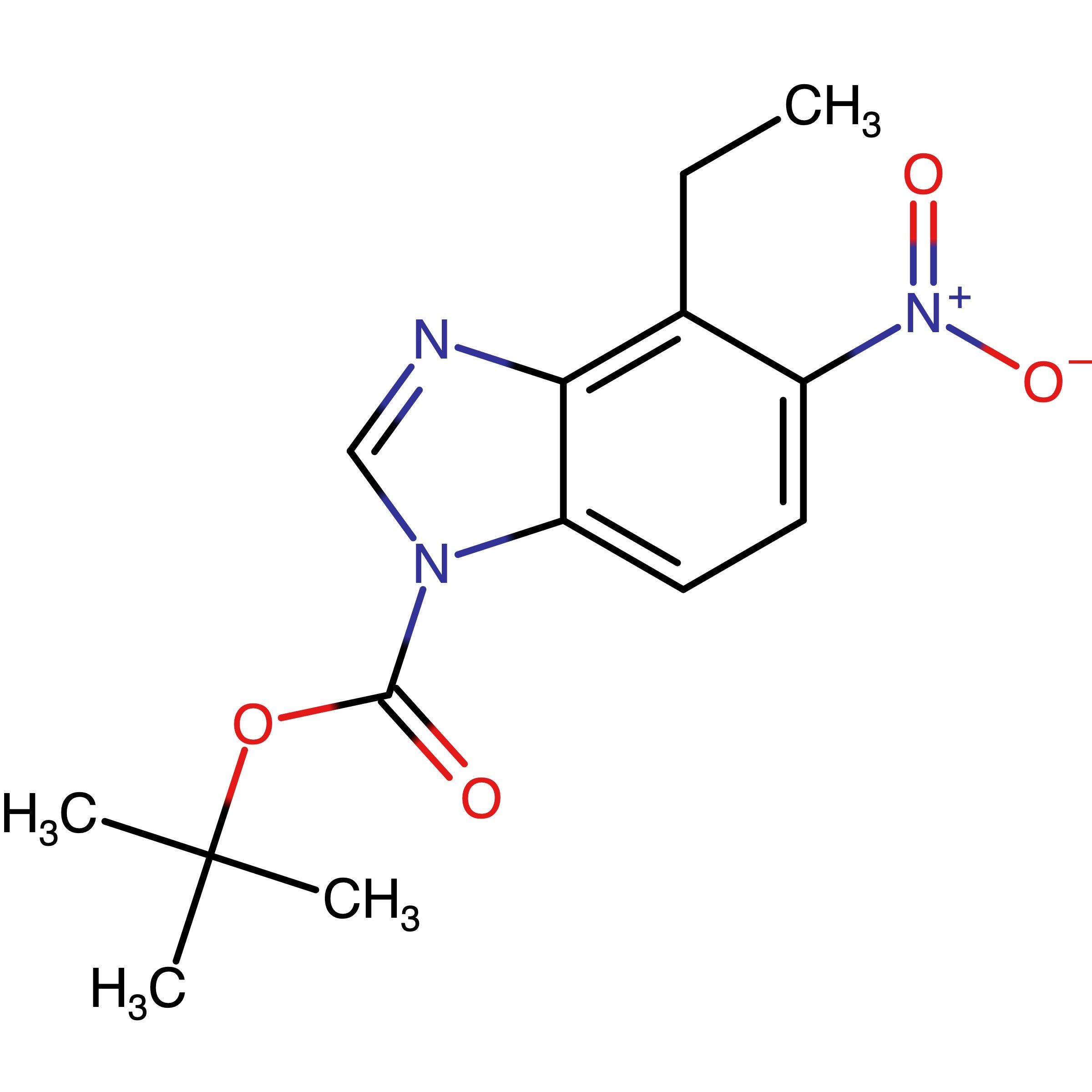 CAS 1425932-18-8 | tert-Butyl 4-ethyl-5-nitro-1H-benzo[d]imidazole-1-carboxylate