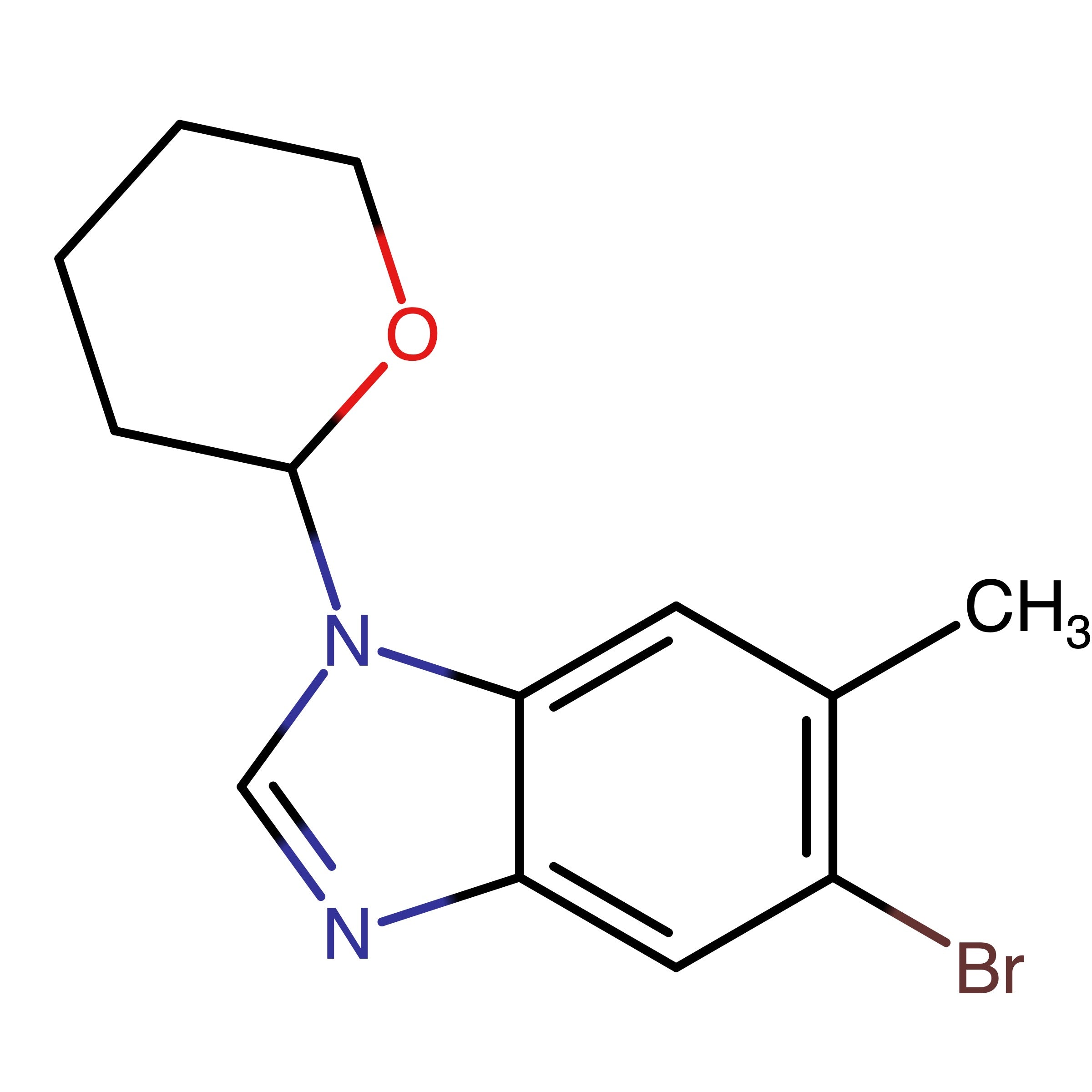 CAS 1425932-22-4 | 5-Bromo-6-methyl-1-(tetrahydro-2H-pyran-2-yl)-1H-benzo[d]imidazole