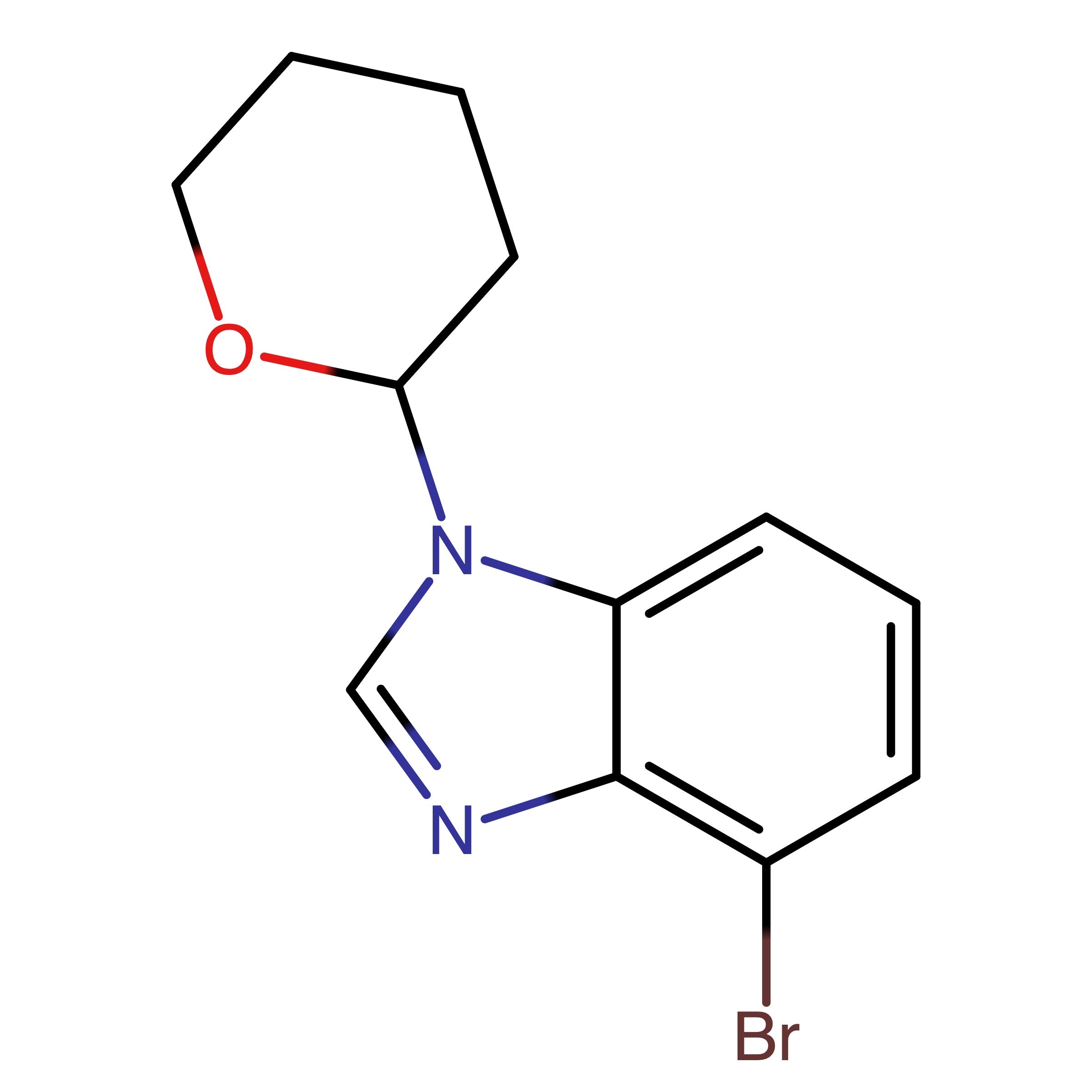 CAS 1425932-26-8 | 4-Bromo-1-(tetrahydro-2H-pyran-2-yl)-1H-benzo[d]imidazole
