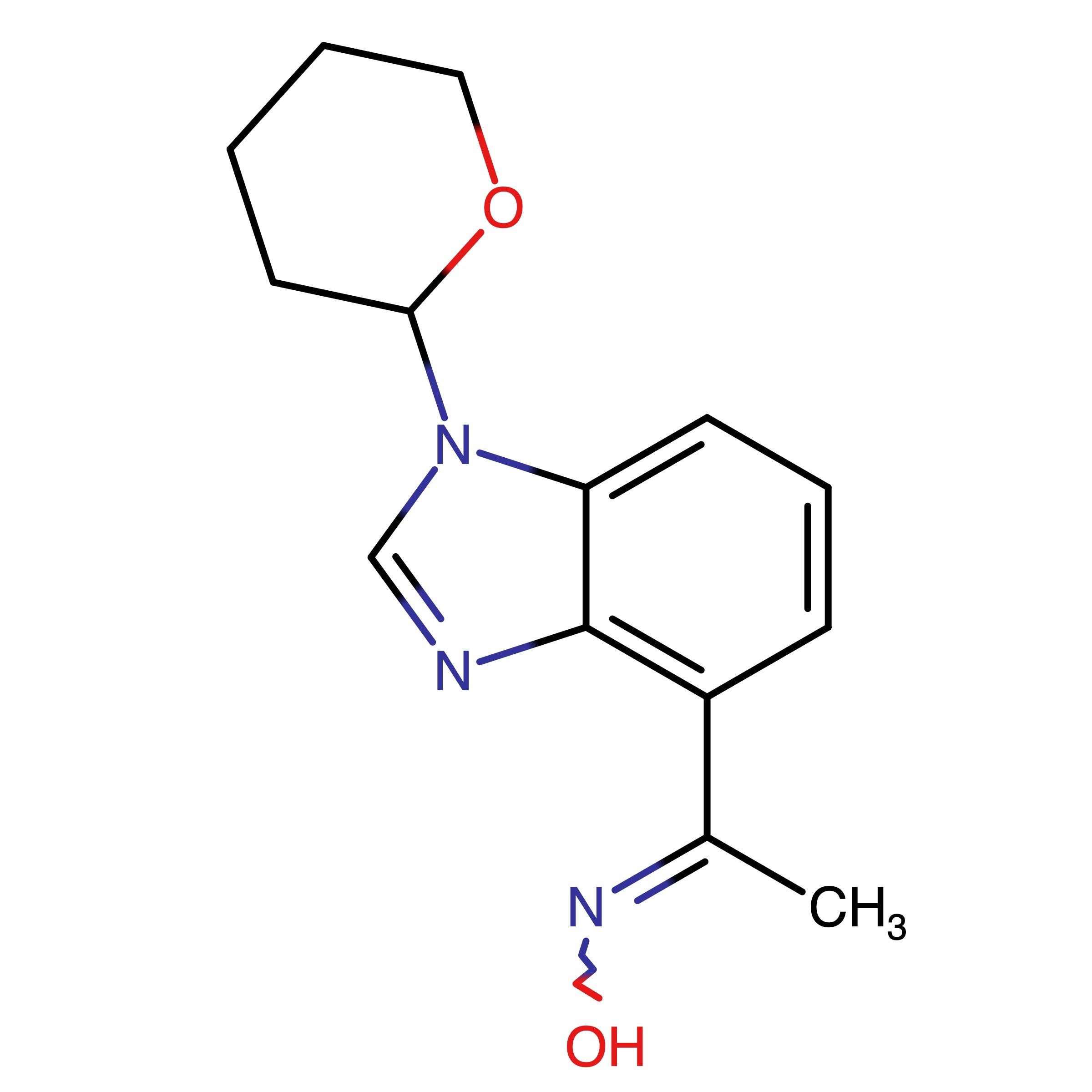 CAS 1425932-28-0 | 1-(1-(Tetrahydro-2H-pyran-2-yl)-1H-benzo[d]imidazol-4-yl)ethan-1-one oxime