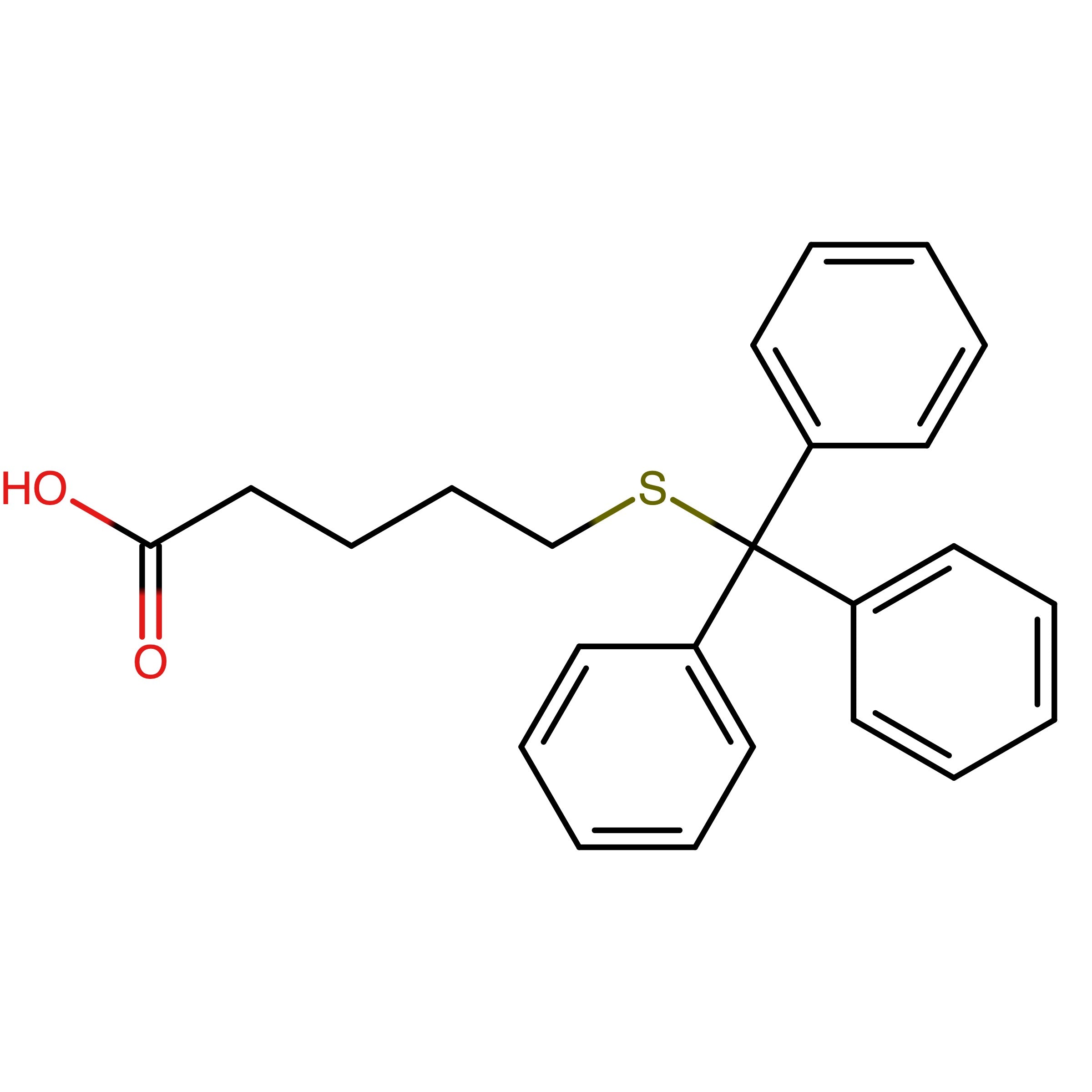 CAS 532392-51-1 | 5-(Tritylthio)pentanoic acid