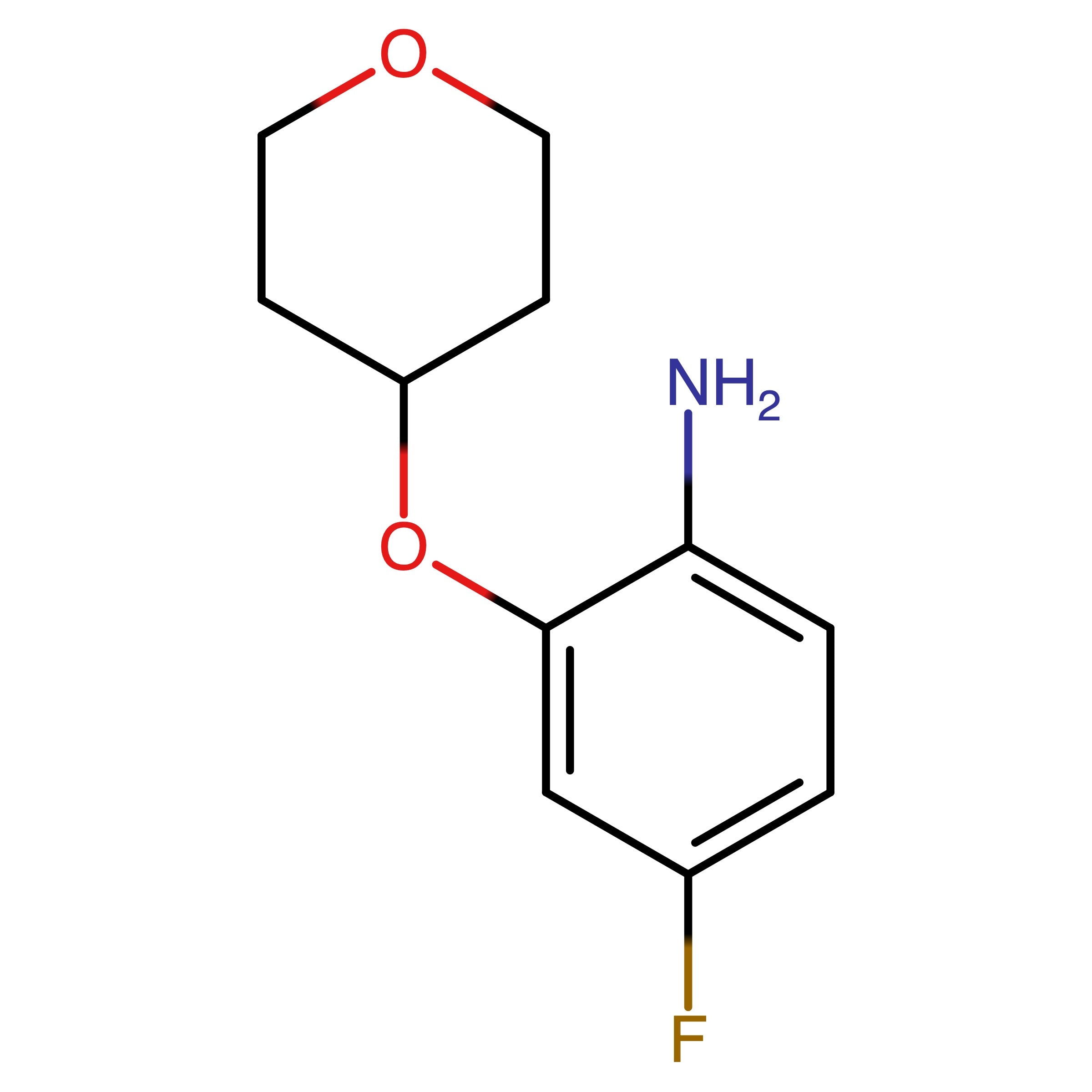 CAS 1211758-65-4 | 4-Fluoro-2-((tetrahydro-2H-pyran-4-yl)oxy)aniline