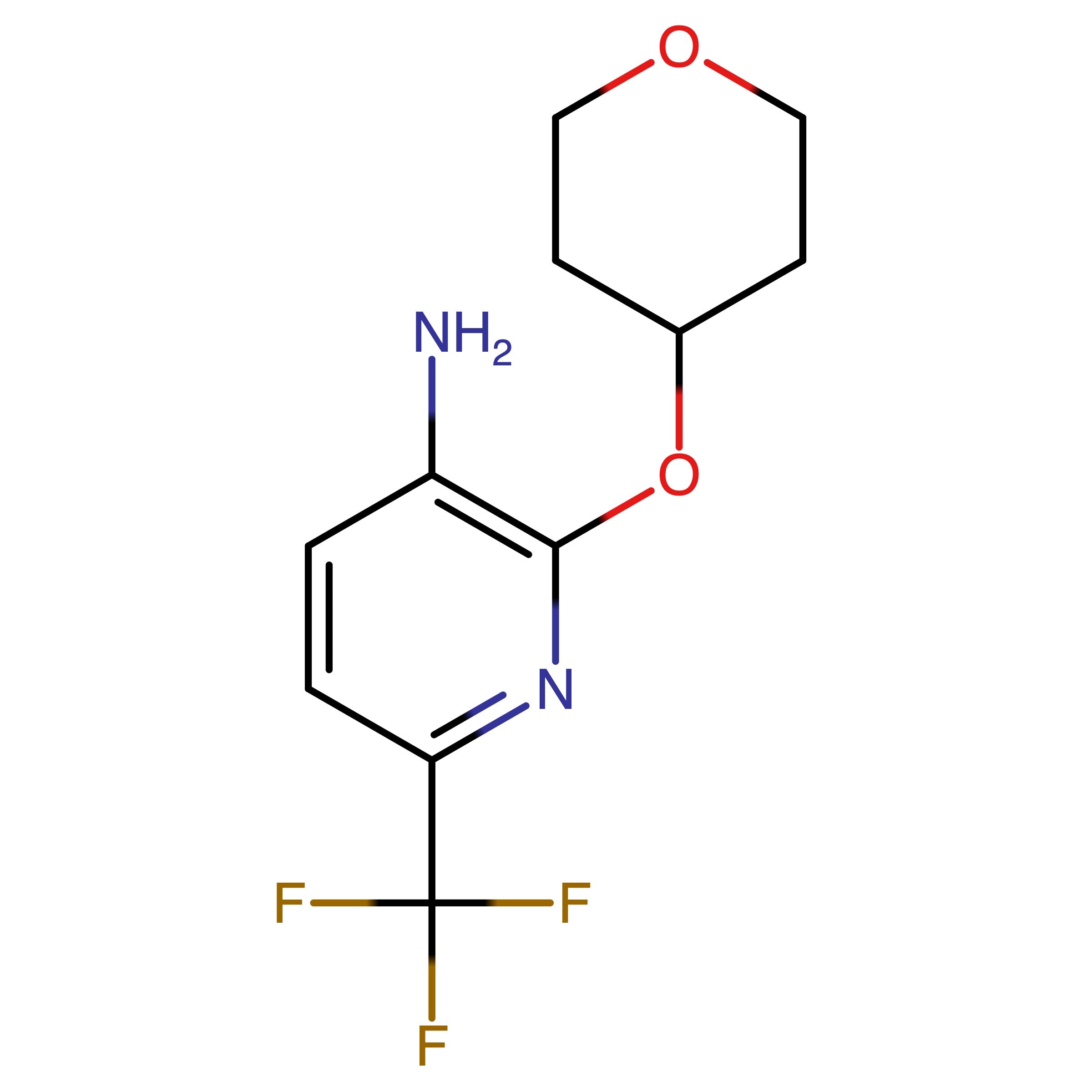CAS 1211758-75-6 | 2-((Tetrahydro-2H-pyran-4-yl)oxy)-6-(trifluoromethyl)pyridin-3-amine