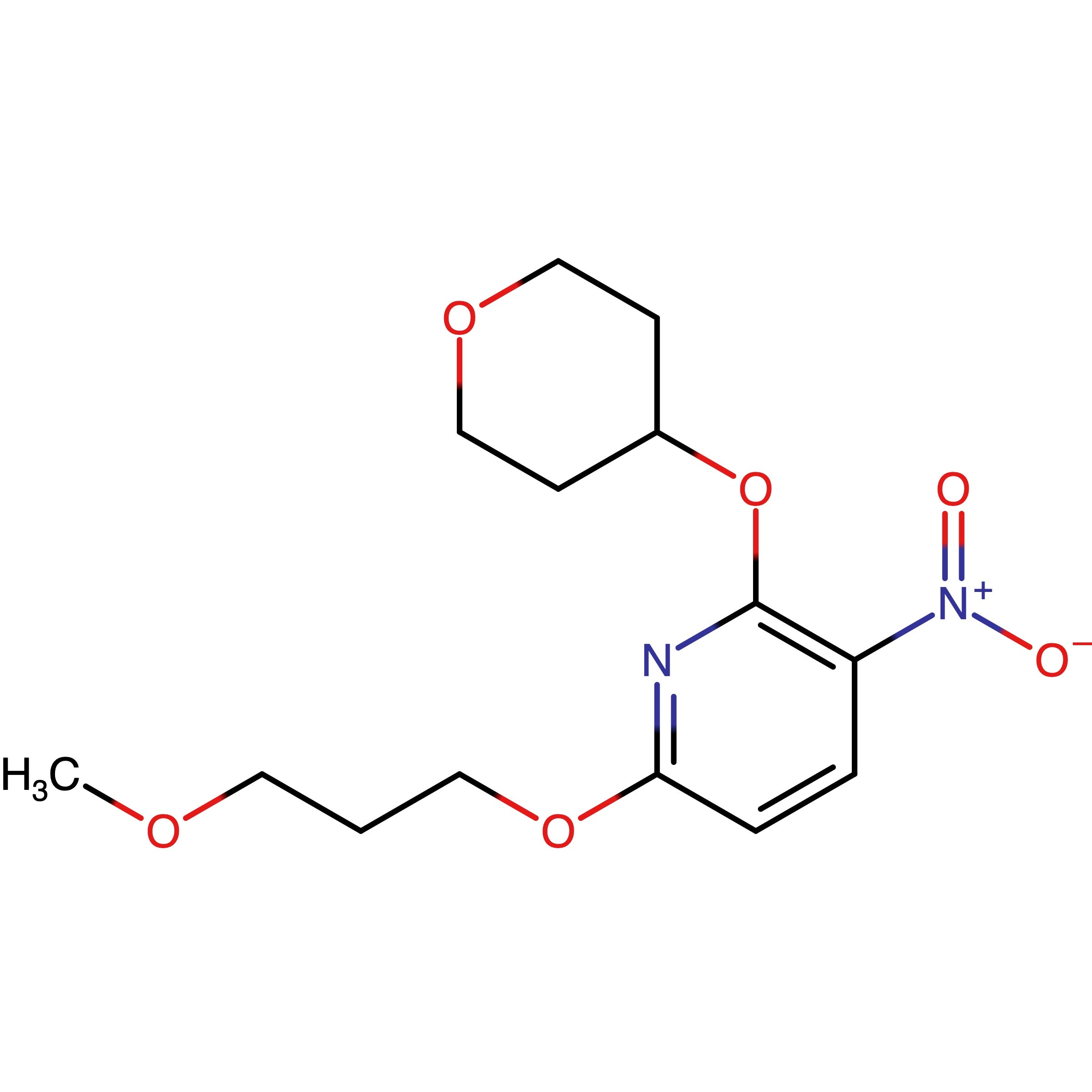 CAS 1211758-80-3 | 6-(3-Methoxypropoxy)-3-nitro-2-((tetrahydro-2H-pyran-4-yl)oxy)pyridine
