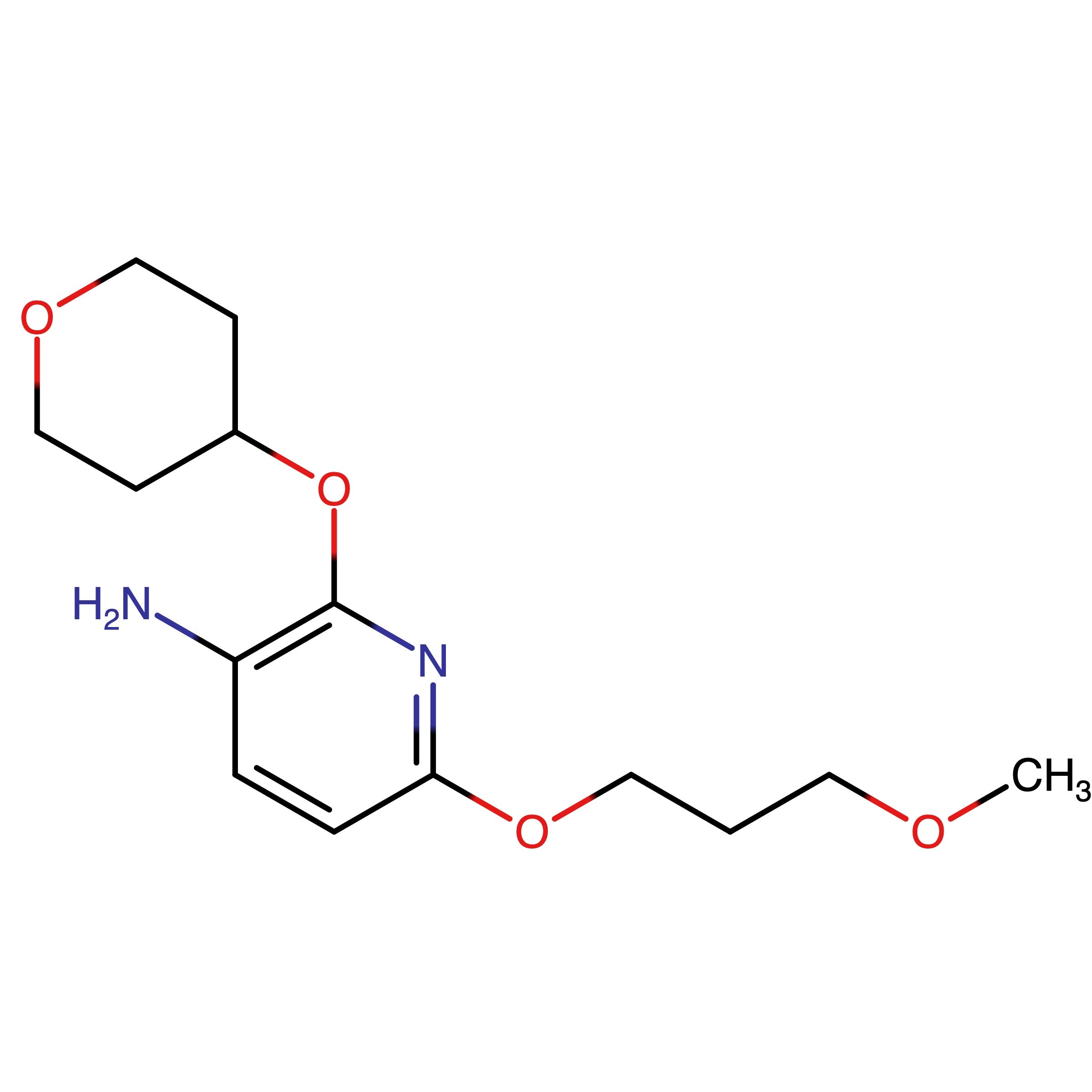 CAS 1211758-82-5 | 6-(3-Methoxypropoxy)-2-((tetrahydro-2H-pyran-4-yl)oxy)pyridin-3-amine