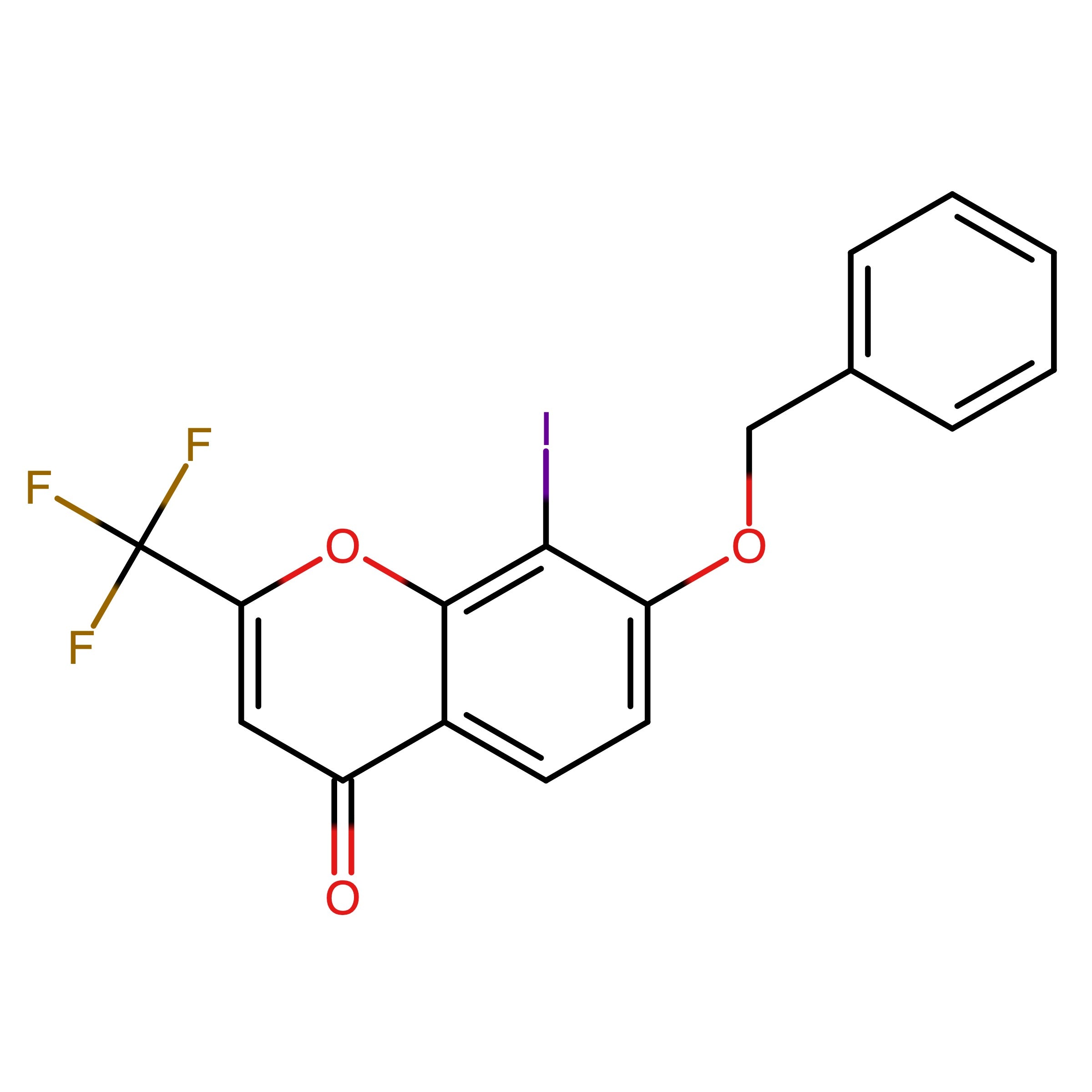 CAS 2254030-21-0 | 7-(Benzyloxy)-8-iodo-2-(trifluoromethyl)-4H-chromen-4-one