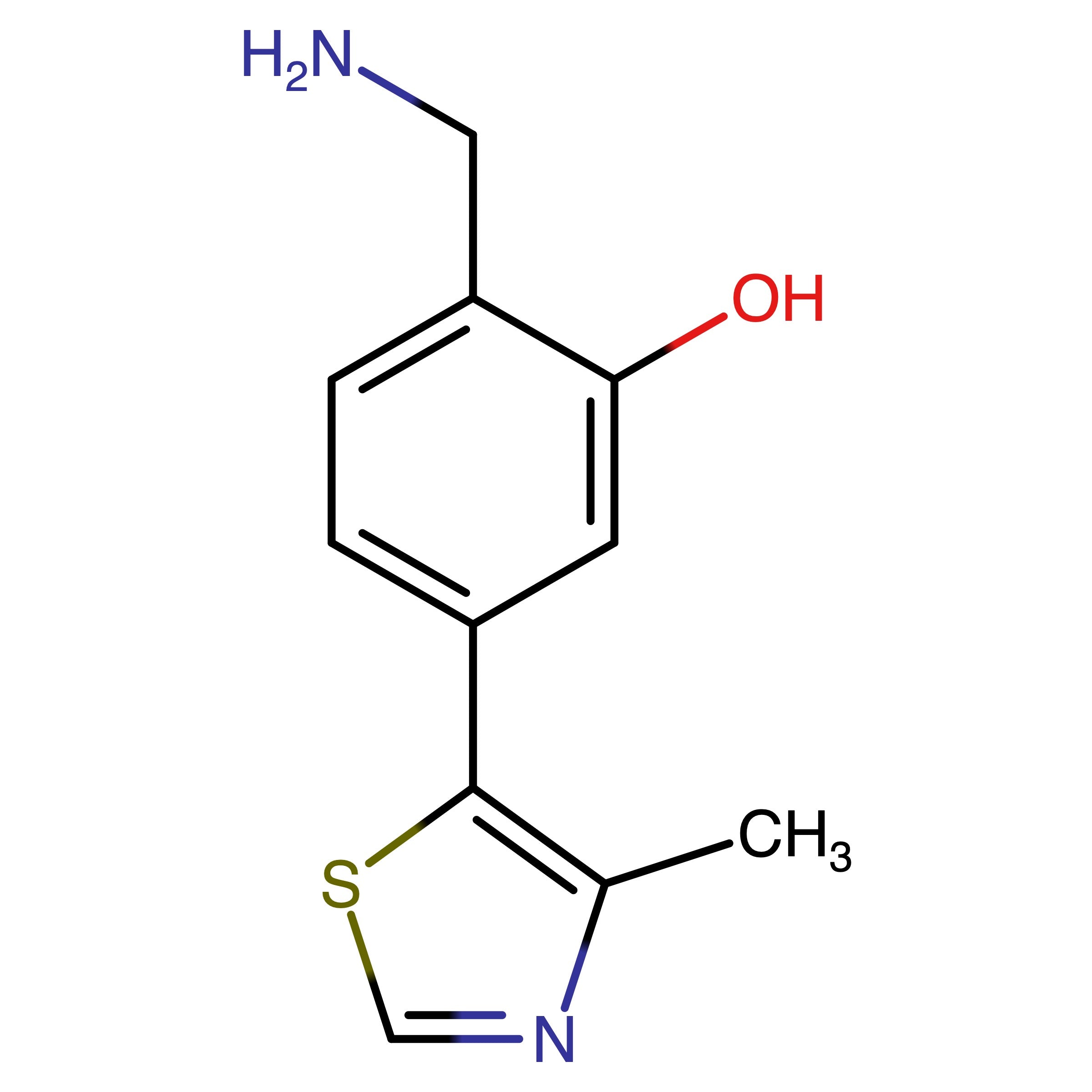 CAS 1448190-11-1 | 2-(Aminomethyl)-5-(4-methylthiazol-5-yl)phenol