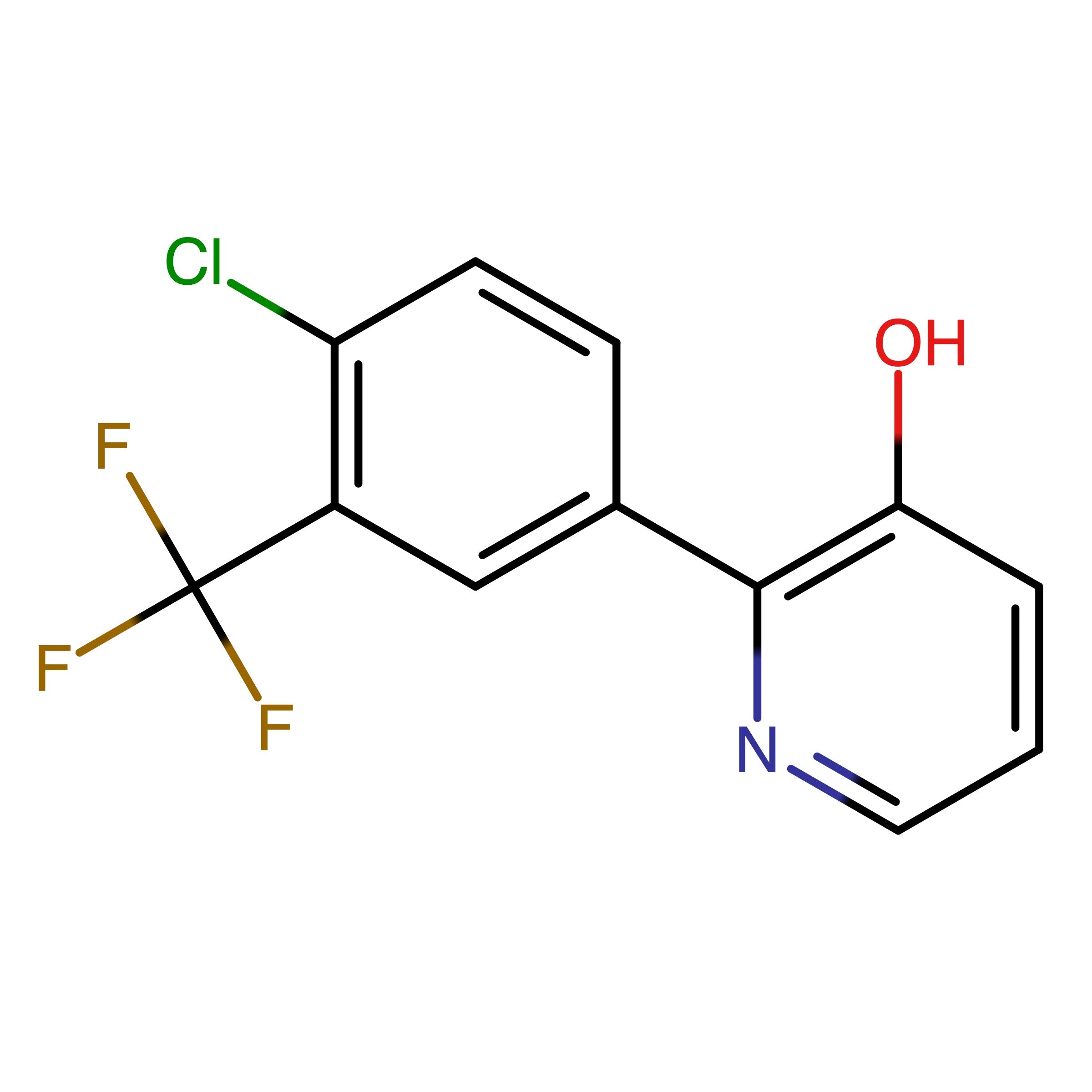 CAS 3028629-87-7 | 2-(4-Chloro-3-(trifluoromethyl)phenyl)pyridin-3-ol