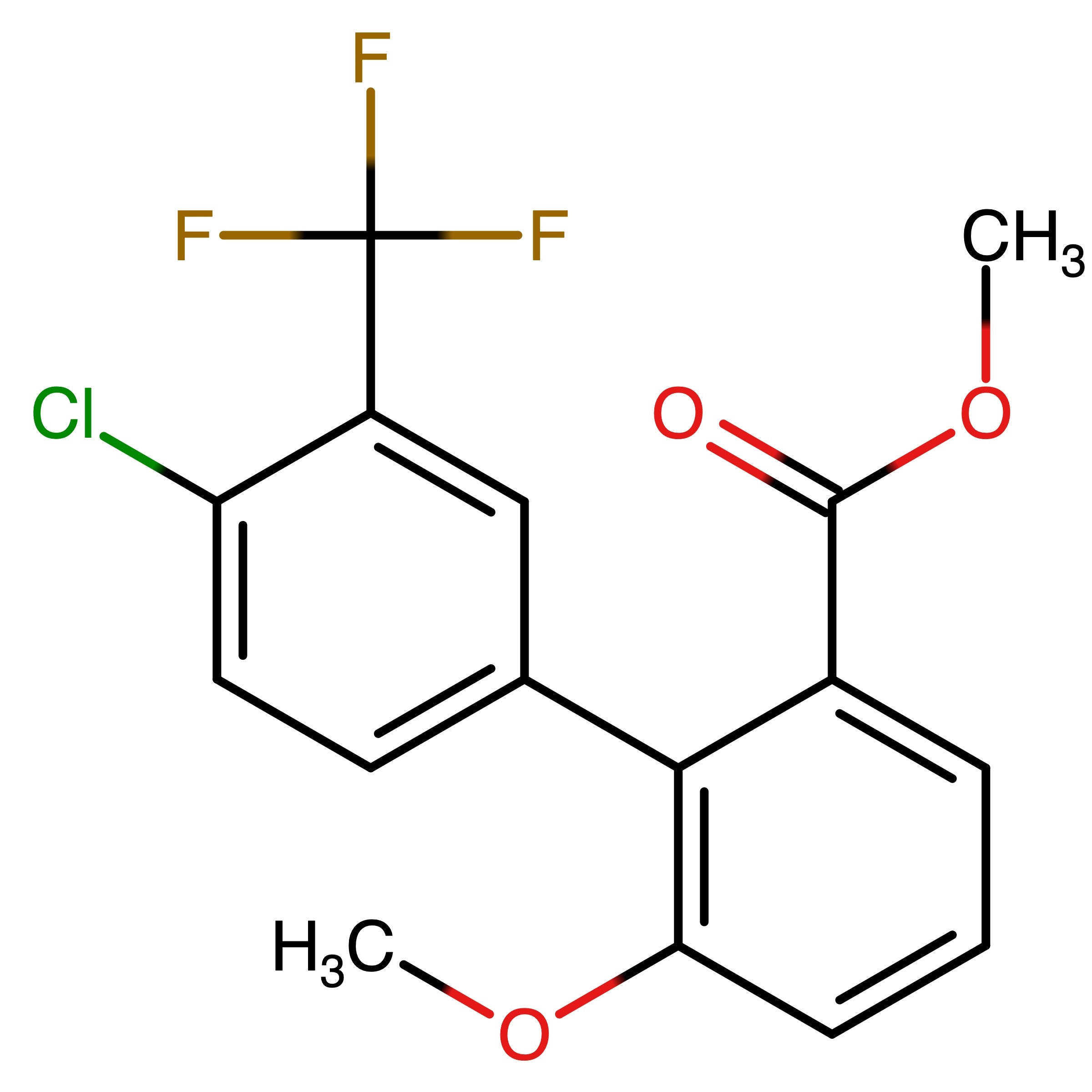CAS 3028630-06-7 | Methyl 4'-chloro-6-methoxy-3'-(trifluoromethyl)-[1,1'-biphenyl]-2-carboxylate
