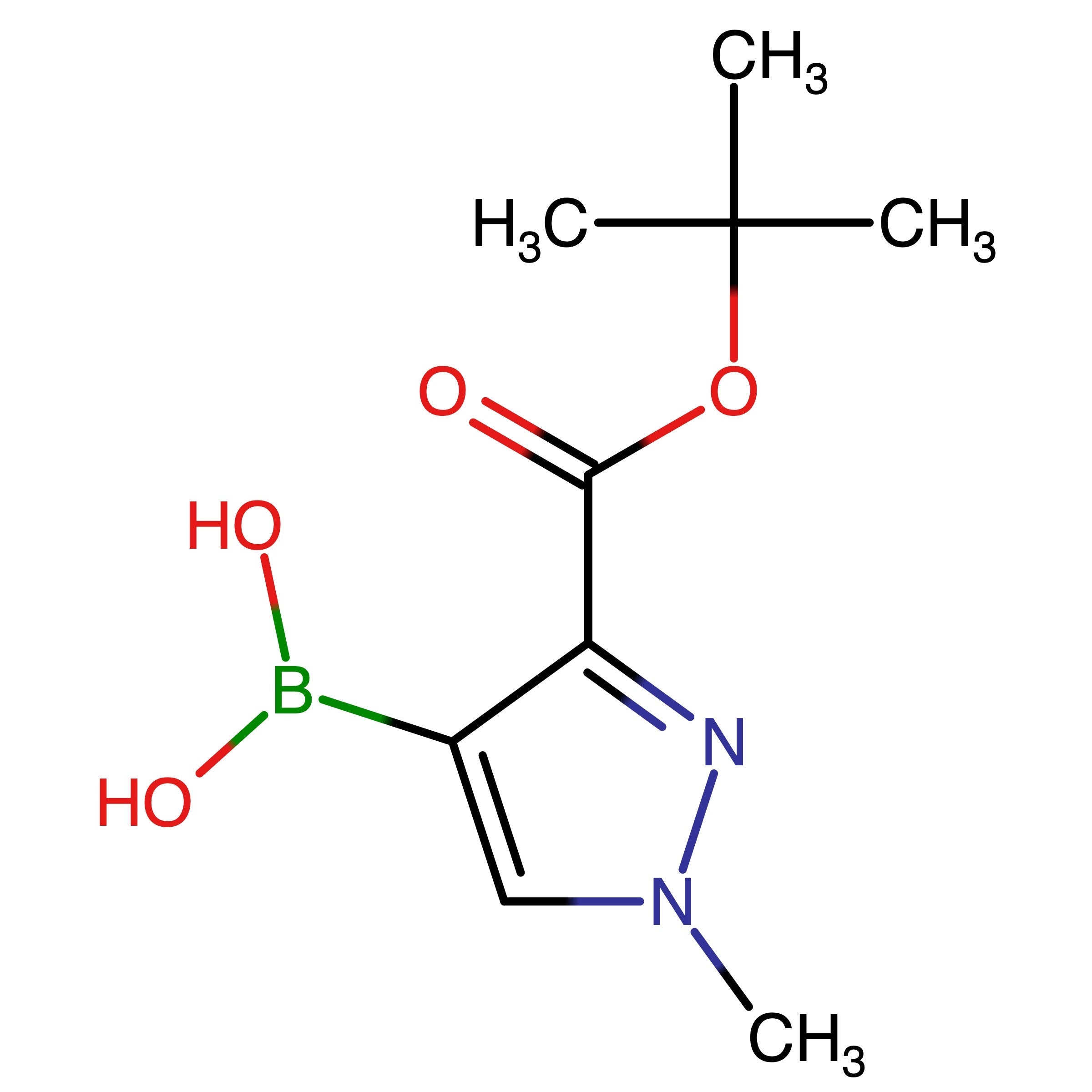CAS 2125740-21-6 | (3-(tert-Butoxycarbonyl)-1-methyl-1H-pyrazol-4-yl)boronic acid