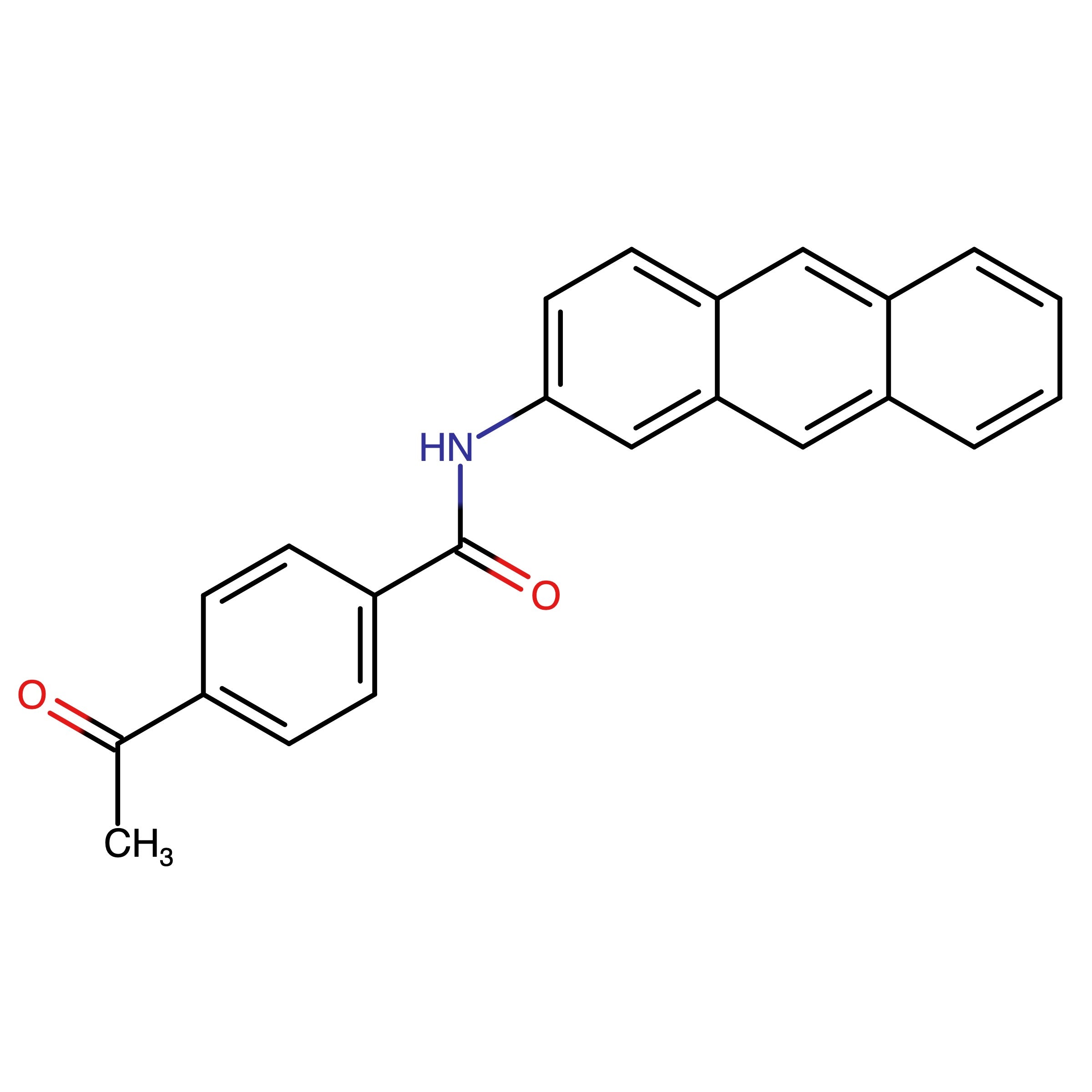 CAS 1229445-53-7 | 4-Acetyl-N-(anthracen-3-yl)benzamide