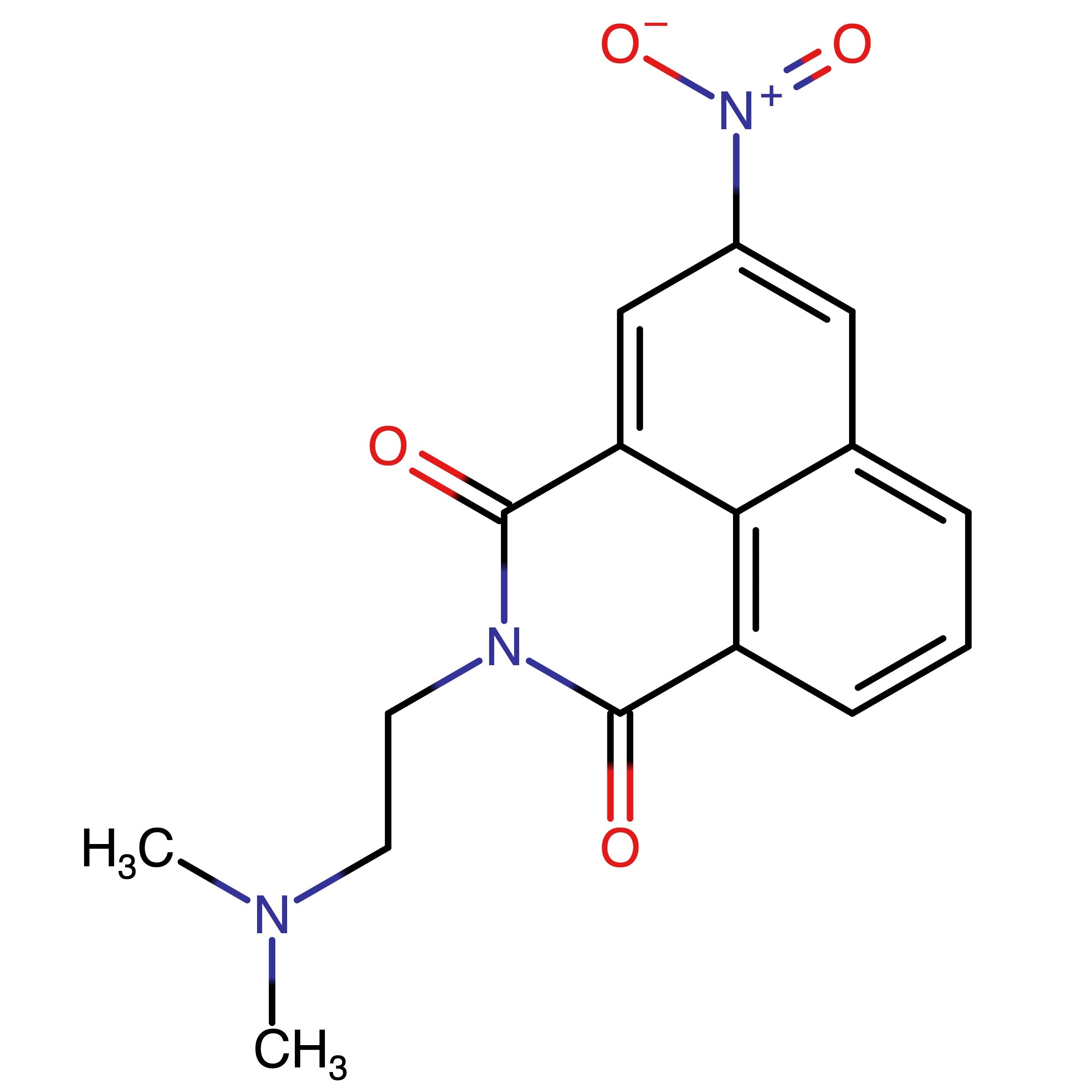 CAS 54824-17-8 | 2-(2-(Dimethylamino)ethyl)-5-nitro-1H-benzo[de]isoquinoline-1,3(2H)-dione