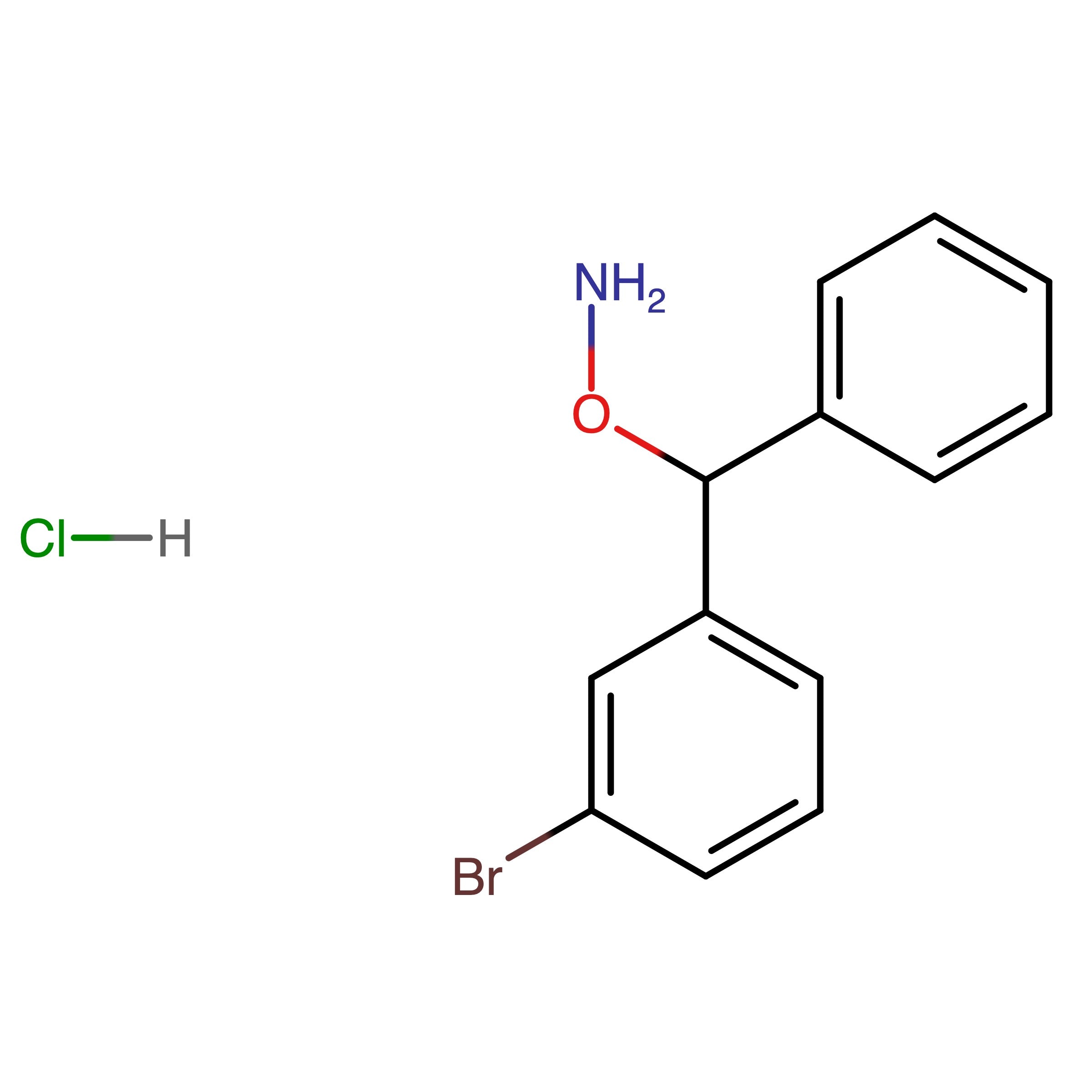 CAS 2304444-14-0 | O-((3-Bromophenyl)(phenyl)methyl)hydroxylamine hydrochloride