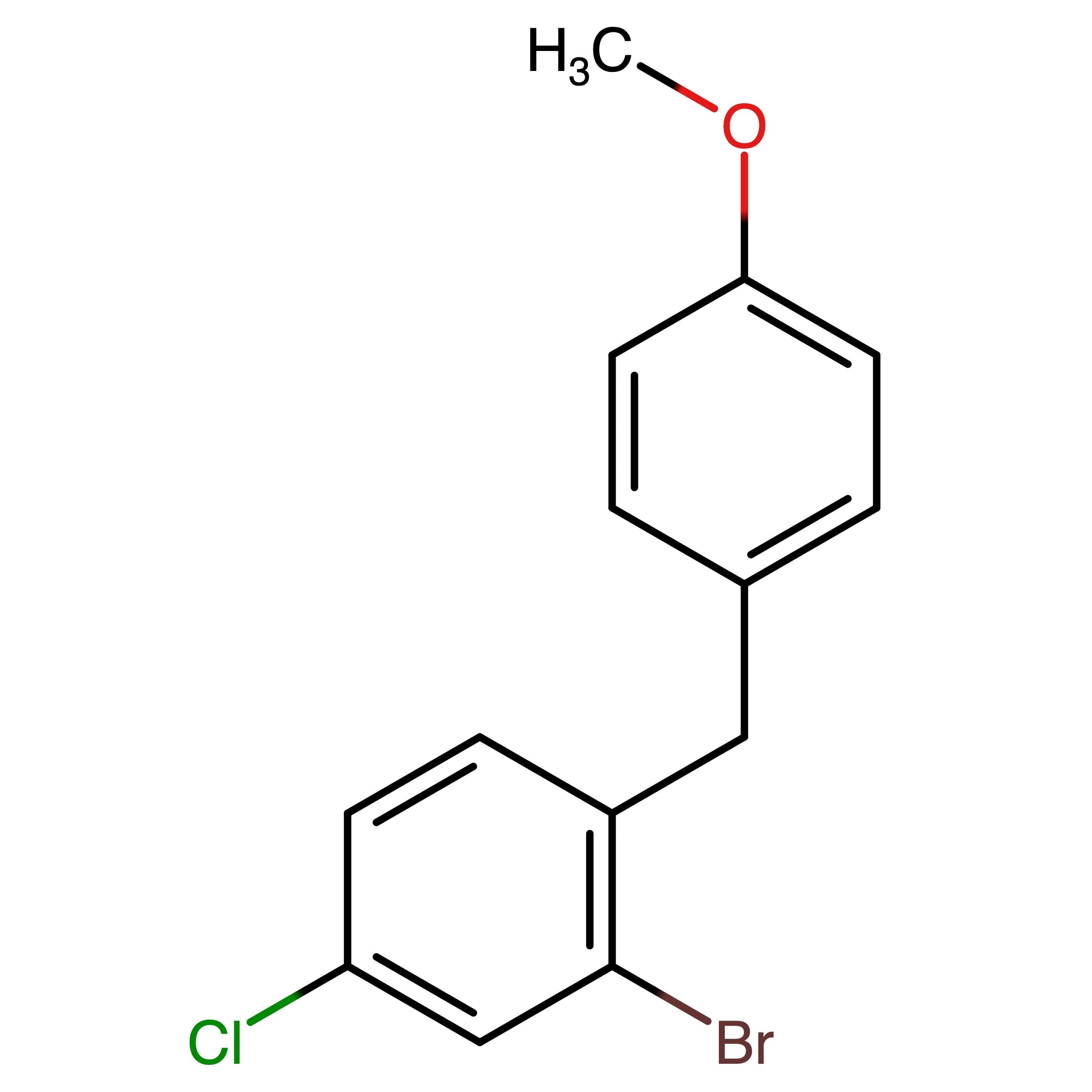 CAS 2019140-72-6 | 2-Bromo-4-chloro-1-(4-methoxybenzyl)benzene