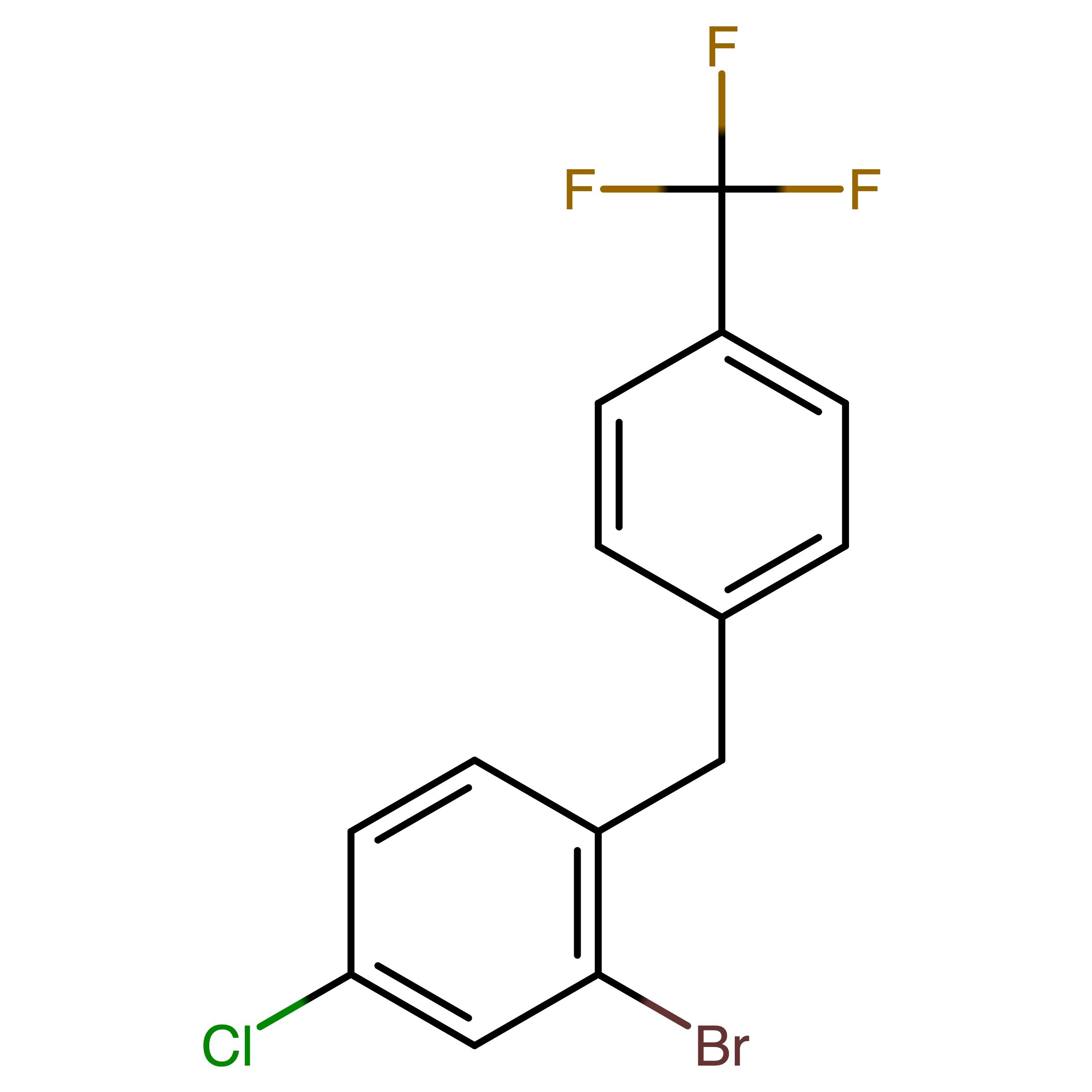 CAS 2019140-76-0 | 2-Bromo-4-chloro-1-(4-(trifluoromethyl)benzyl)benzene