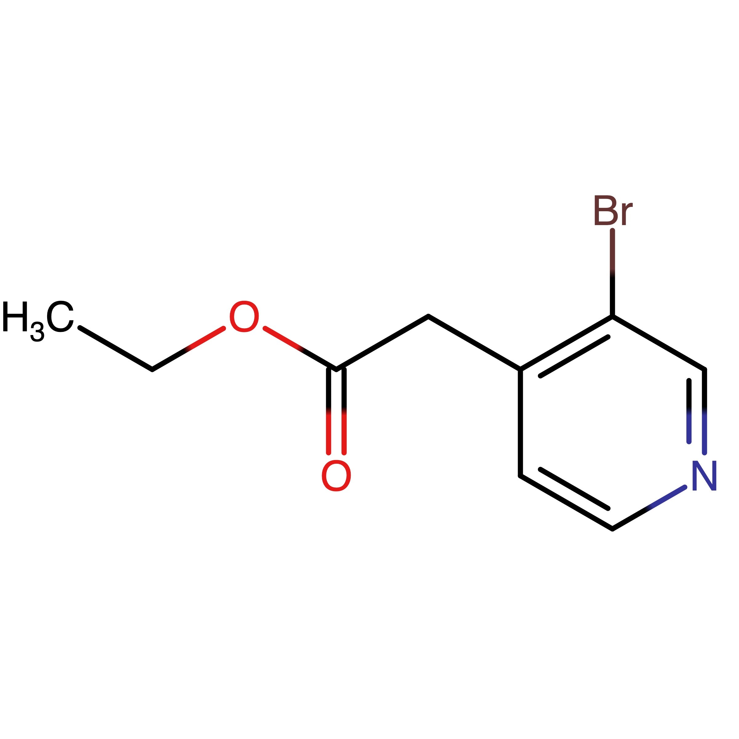CAS 51054-99-0 | Ethyl 2-(3-bromopyridin-4-yl)acetate | MFCD17011773