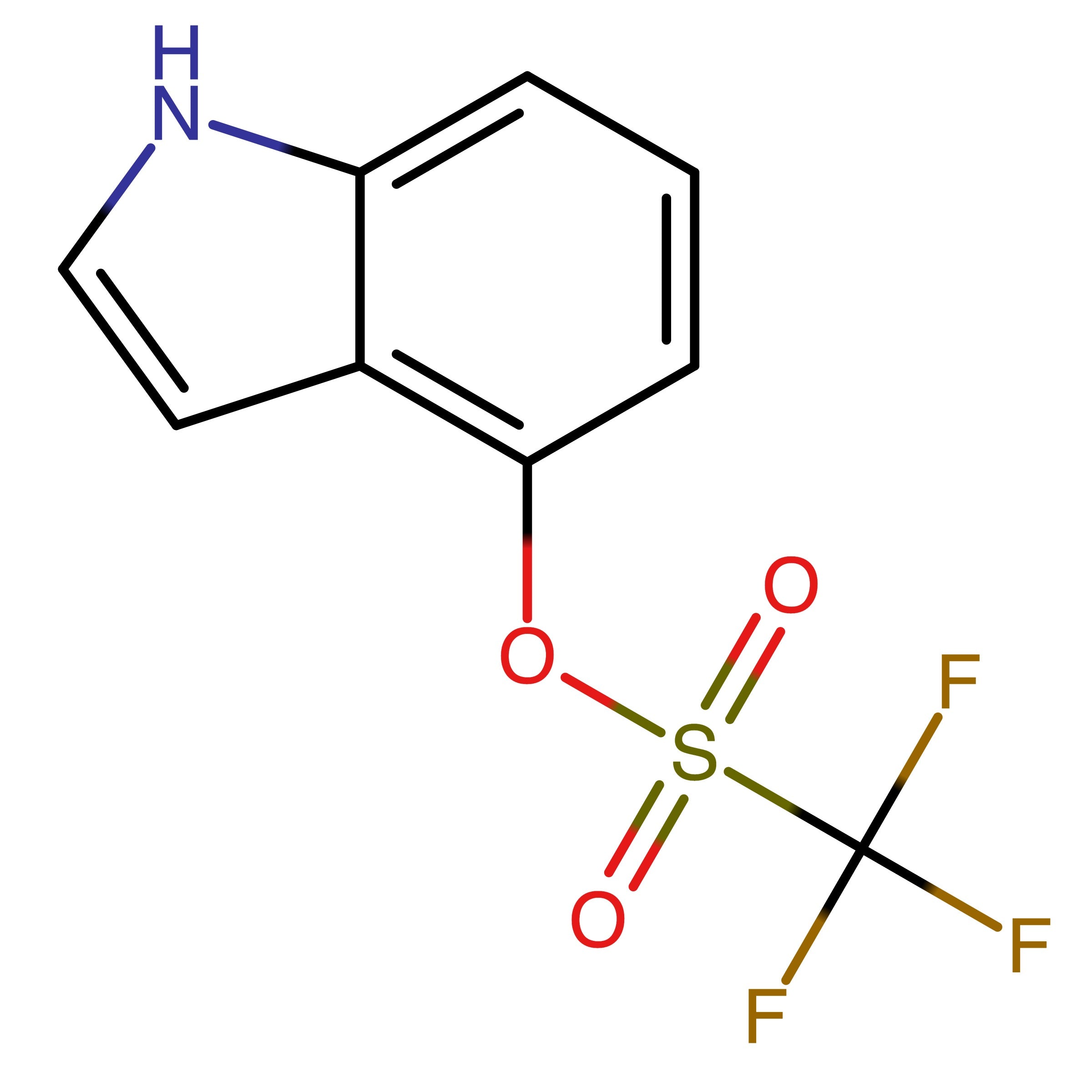 CAS 177735-46-5 | 1H-Indol-4-yl trifluoromethanesulfonate