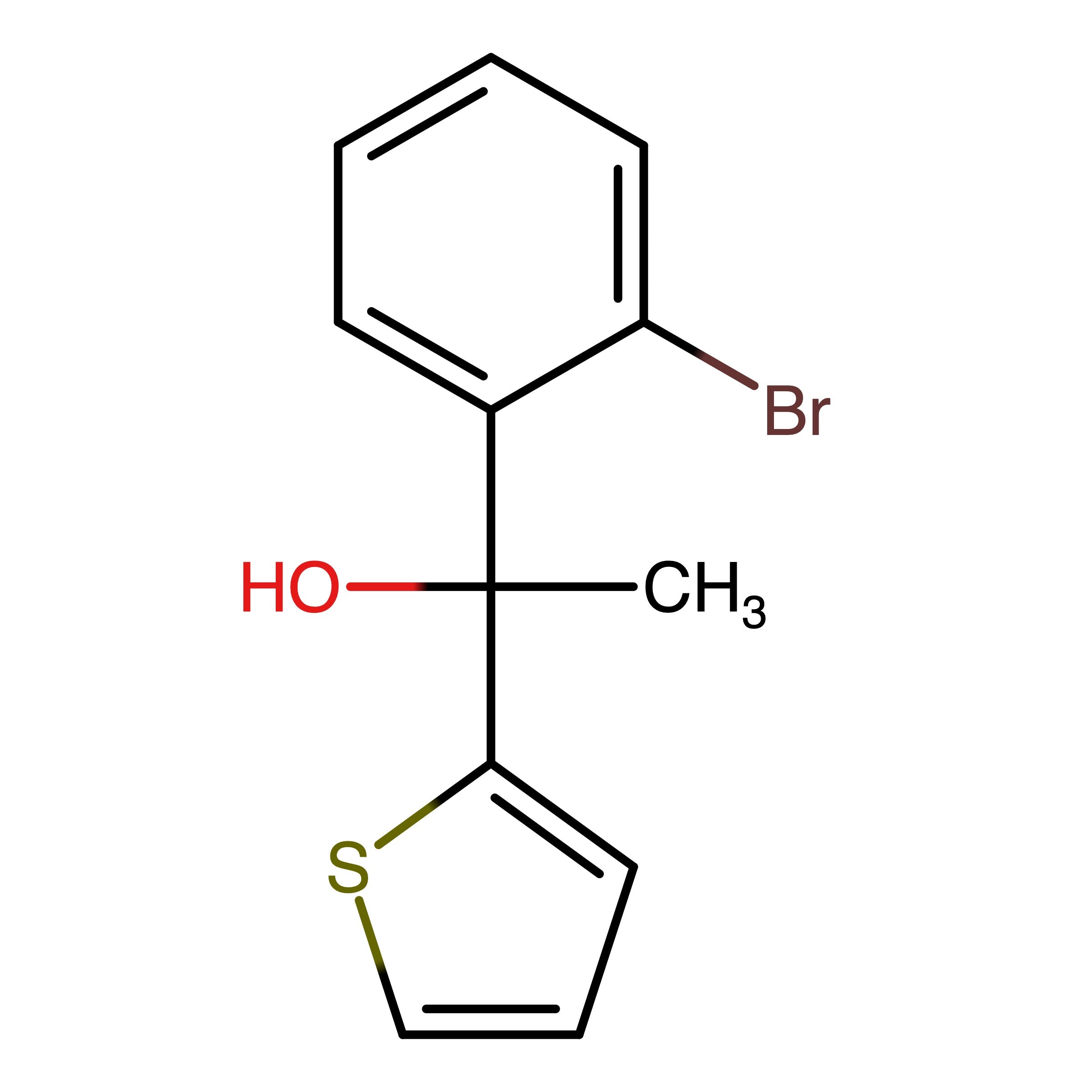 CAS 1176196-21-6 | 1-(2-Bromophenyl)-1-(thiophen-2-yl)ethan-1-ol
