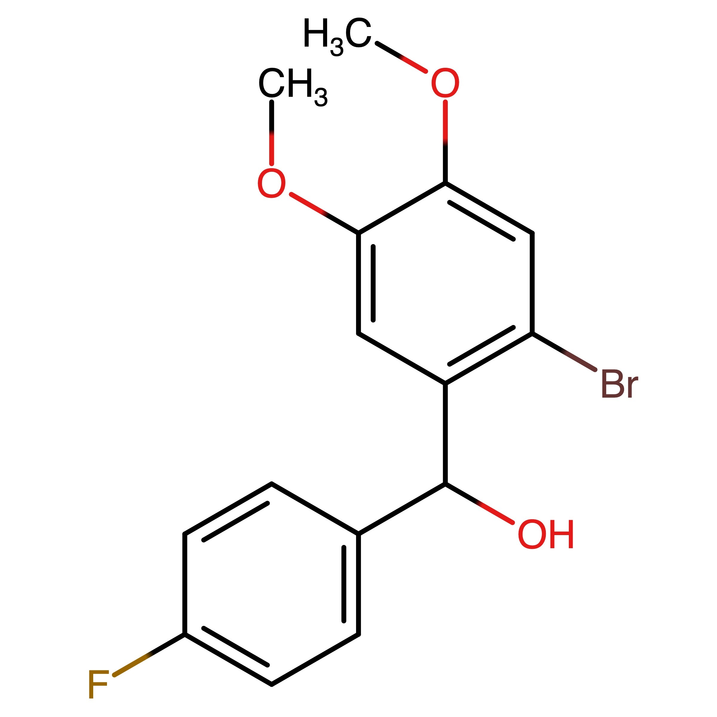 CAS 1293001-07-6 | (2-Bromo-4,5-dimethoxyphenyl)(4-fluorophenyl)methanol