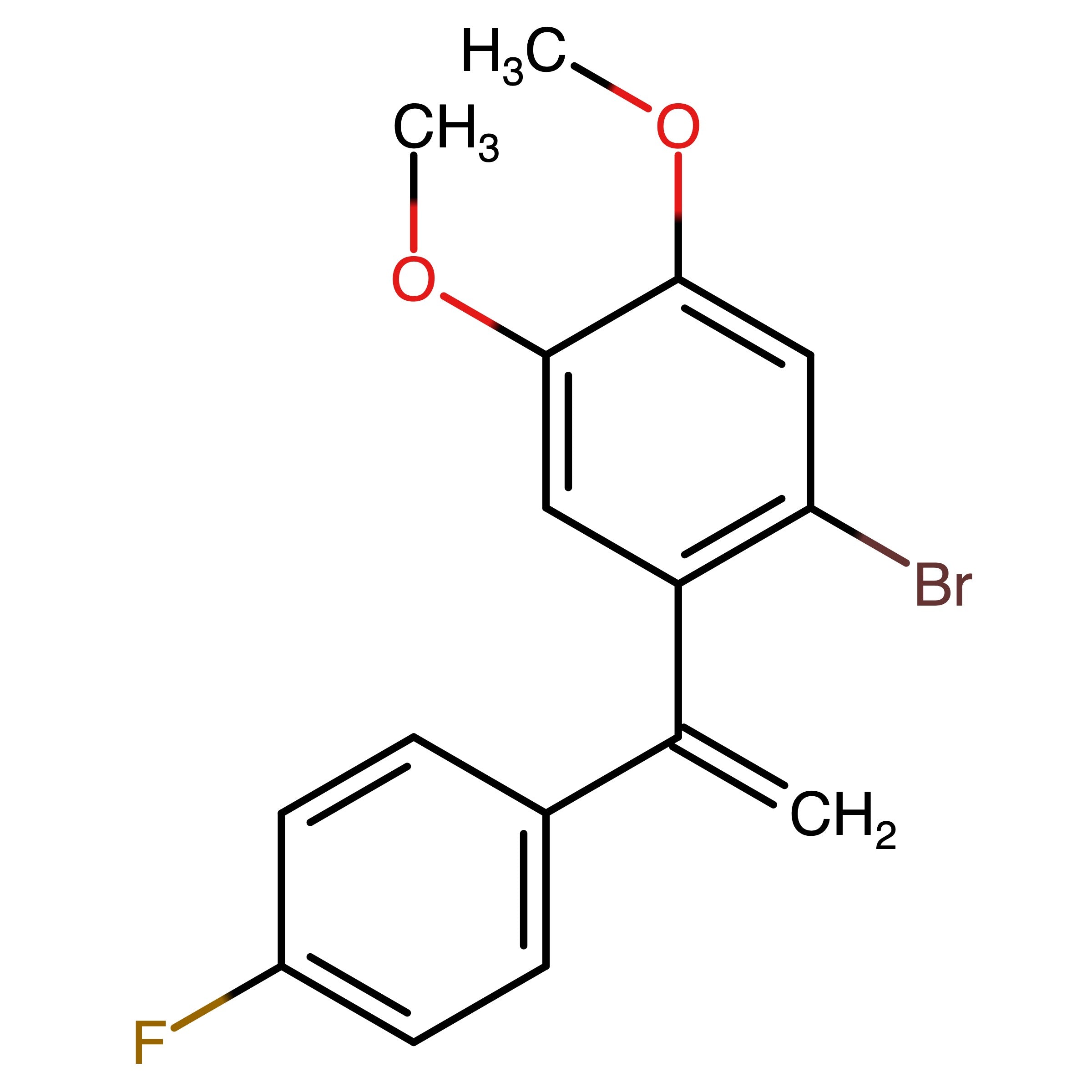CAS 1875123-32-2 | 1-Bromo-2-(1-(4-fluorophenyl)vinyl)-4,5-dimethoxybenzene