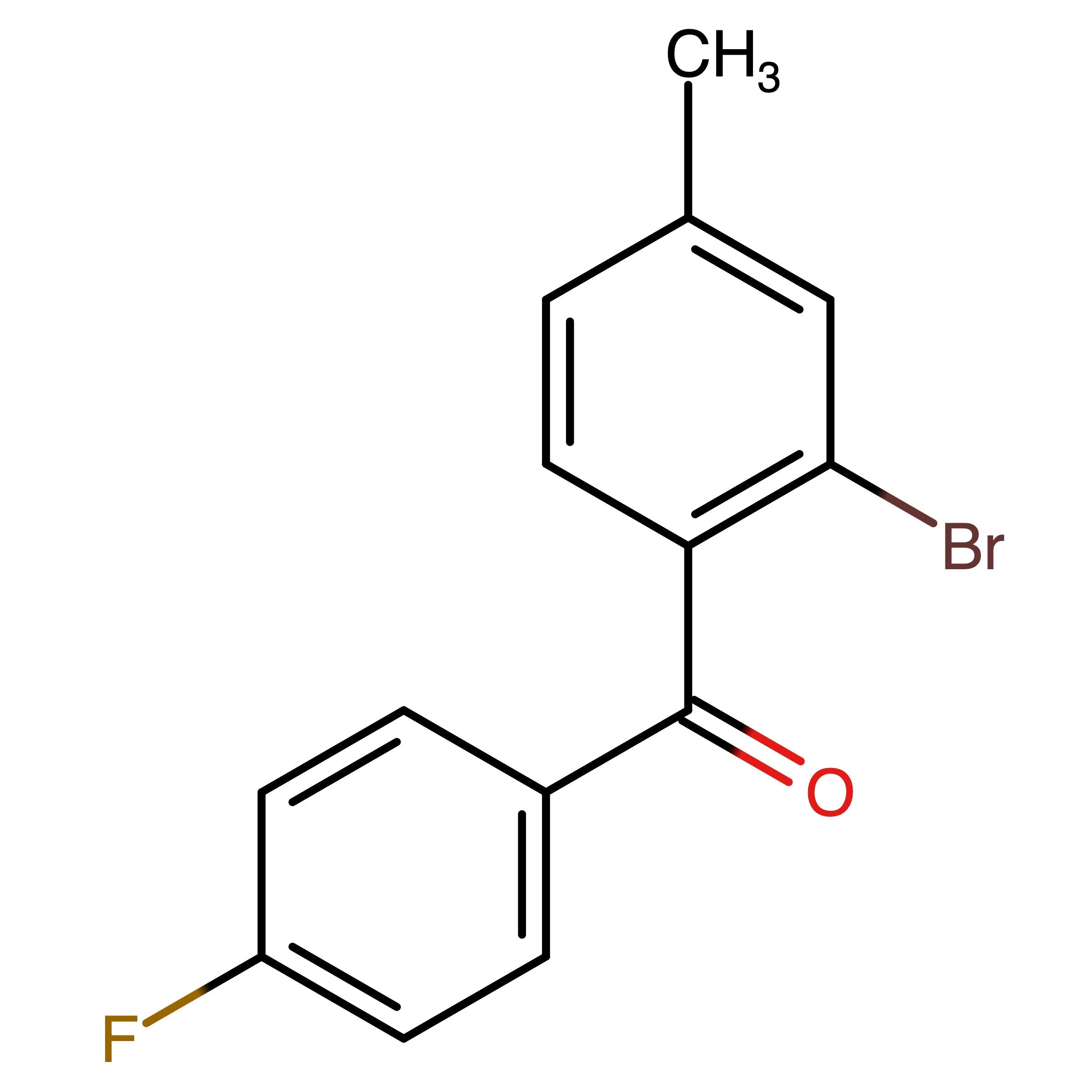 CAS 1554518-16-9 | (2-Bromo-4-methylphenyl)(4-fluorophenyl)methanone