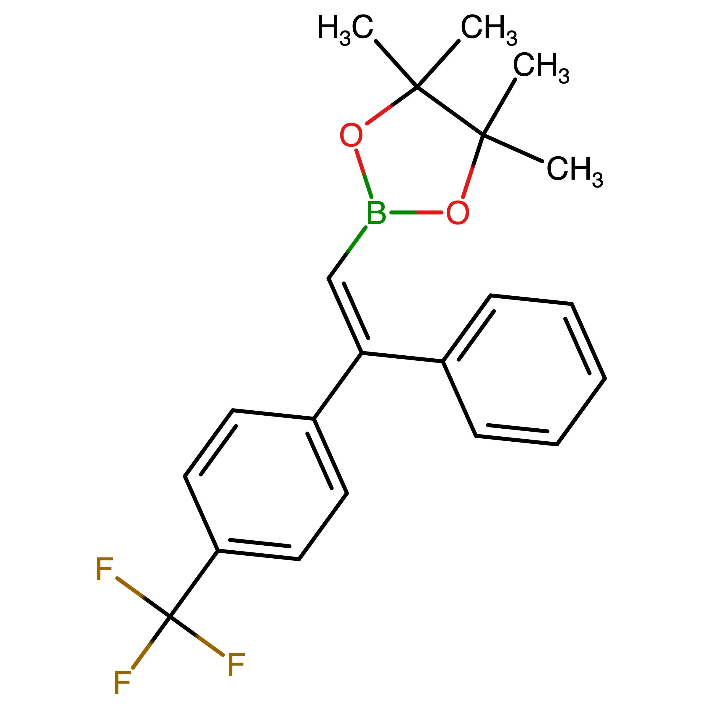 CAS 1875123-46-8 | (E)-4,4,5,5-Tetramethyl-2-(2-phenyl-2-(4-(trifluoromethyl)phenyl)vinyl)-1,3,2-dioxaborolane