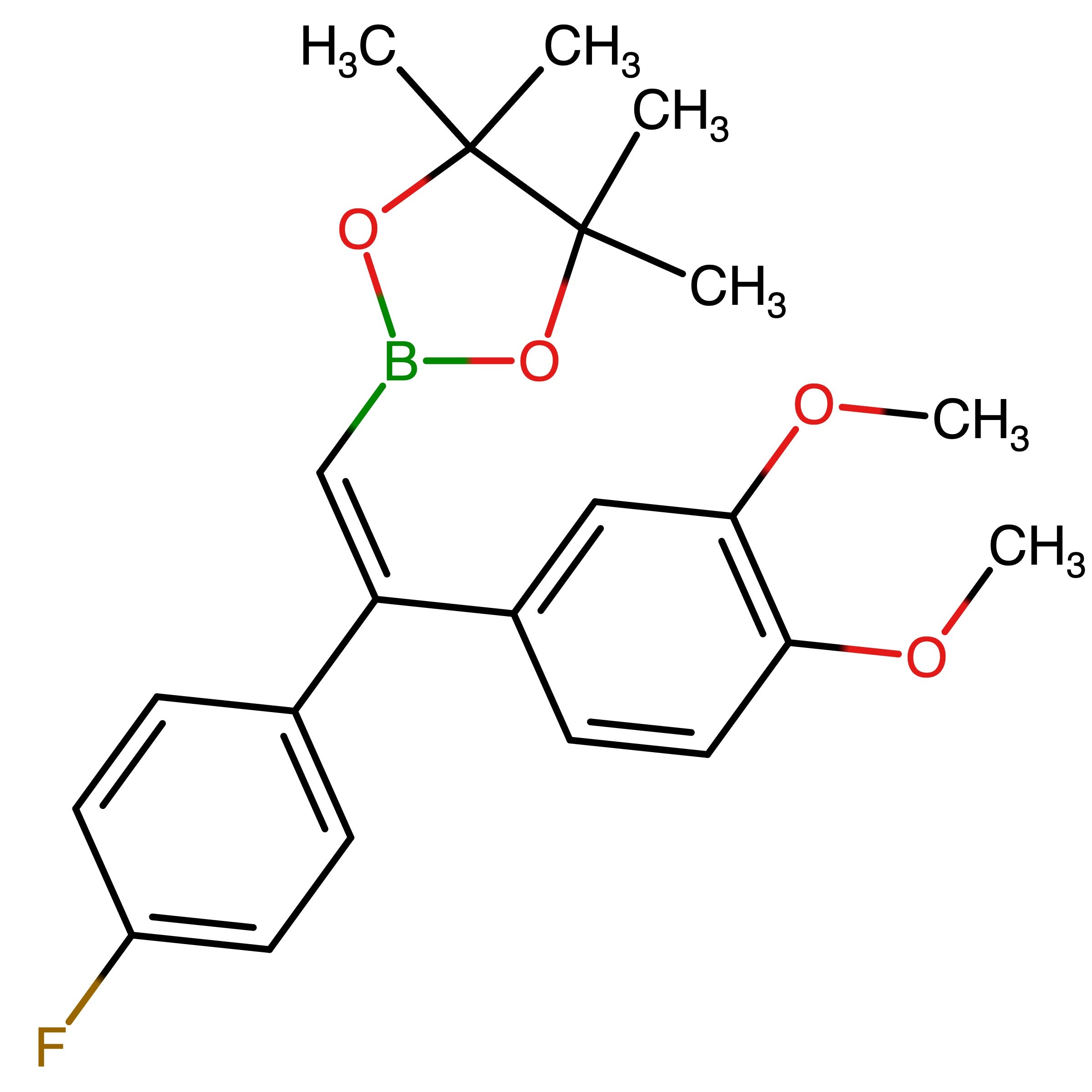 CAS 1875123-52-6 | (Z)-2-(2-(3,4-dimethoxyphenyl)-2-(4-fluorophenyl)vinyl)-4,4,5,5-tetramethyl-1,3,2-dioxaborolane