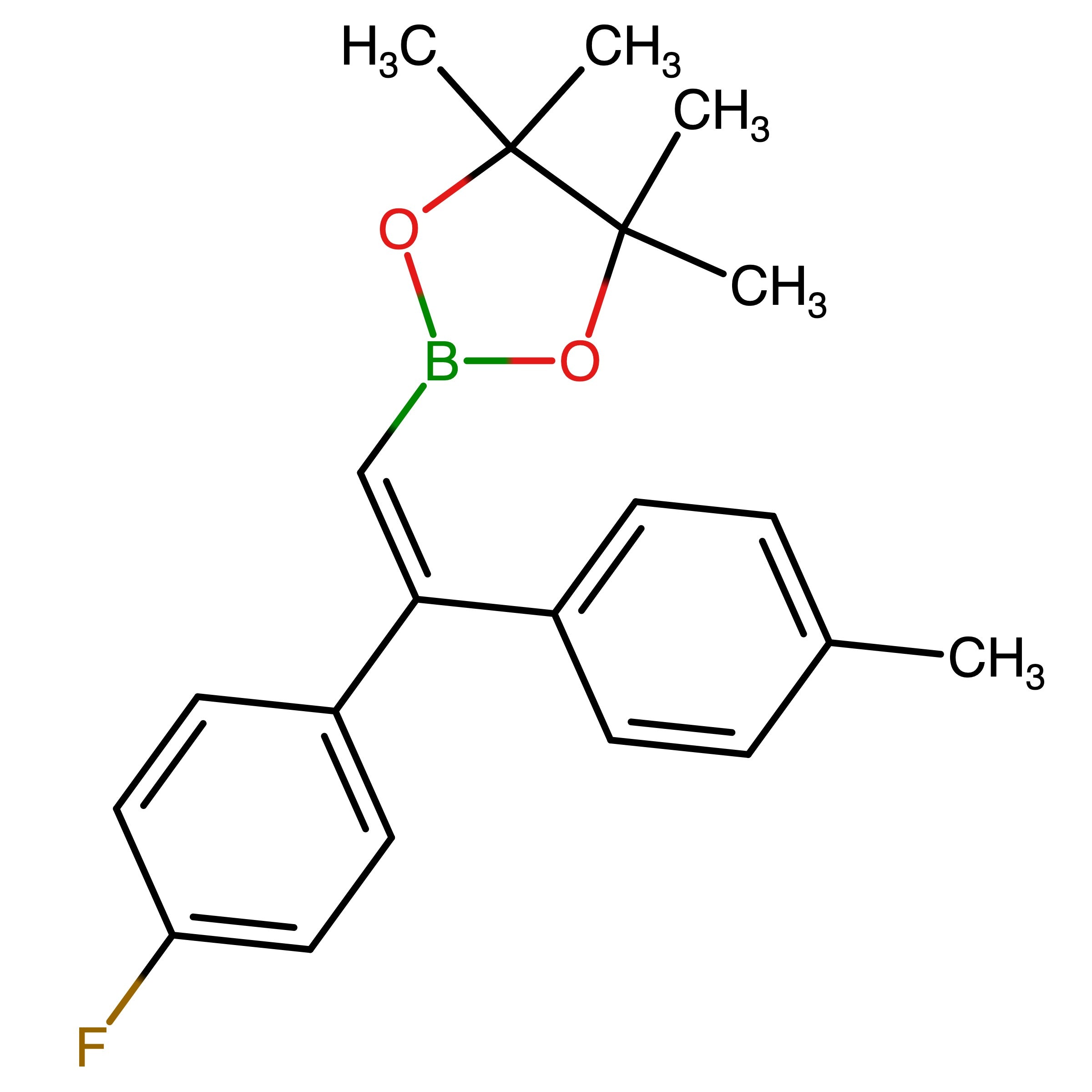 CAS 1875123-53-7 | (E)-2-(2-(4-Fluorophenyl)-2-(p-tolyl)vinyl)-4,4,5,5-tetramethyl-1,3,2-dioxaborolane