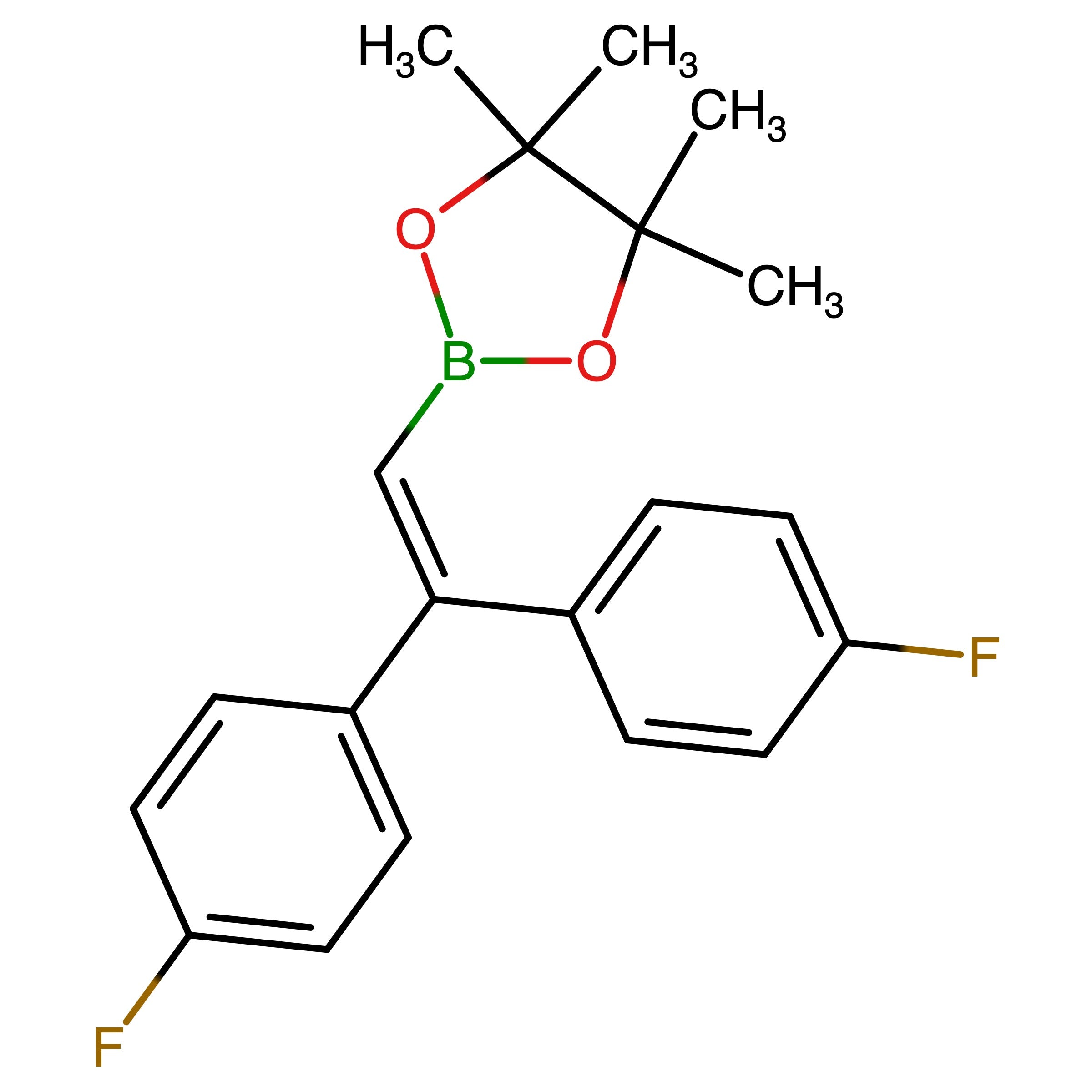 CAS 864059-22-3 | 2-(2,2-Bis(4-fluorophenyl)vinyl)-4,4,5,5-tetramethyl-1,3,2-dioxaborolane