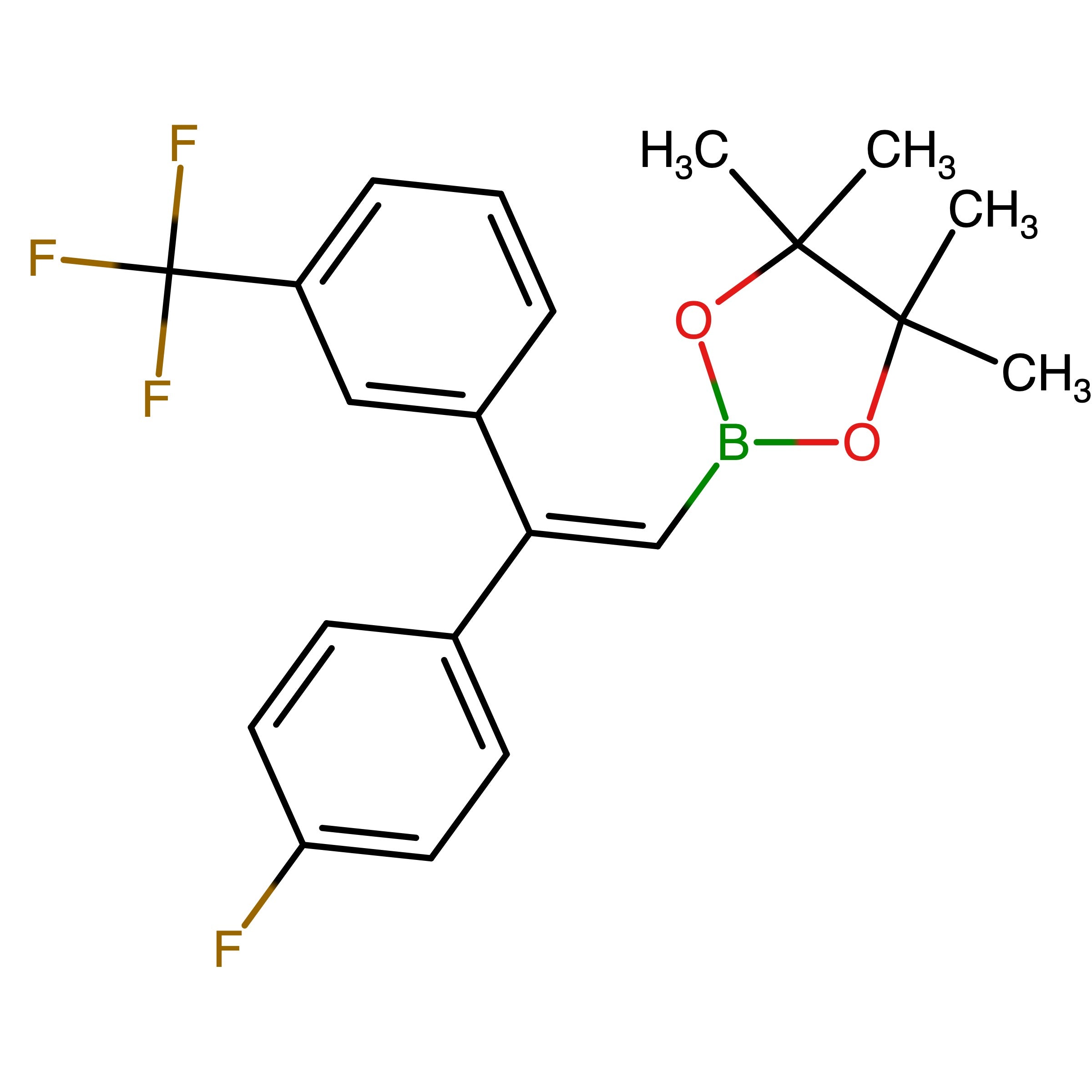 CAS 1875123-56-0 | (Z)-2-(2-(4-Fluorophenyl)-2-(3-(trifluoromethyl)phenyl)vinyl)-4,4,5,5-tetramethyl-1,3,2-dioxaborolane