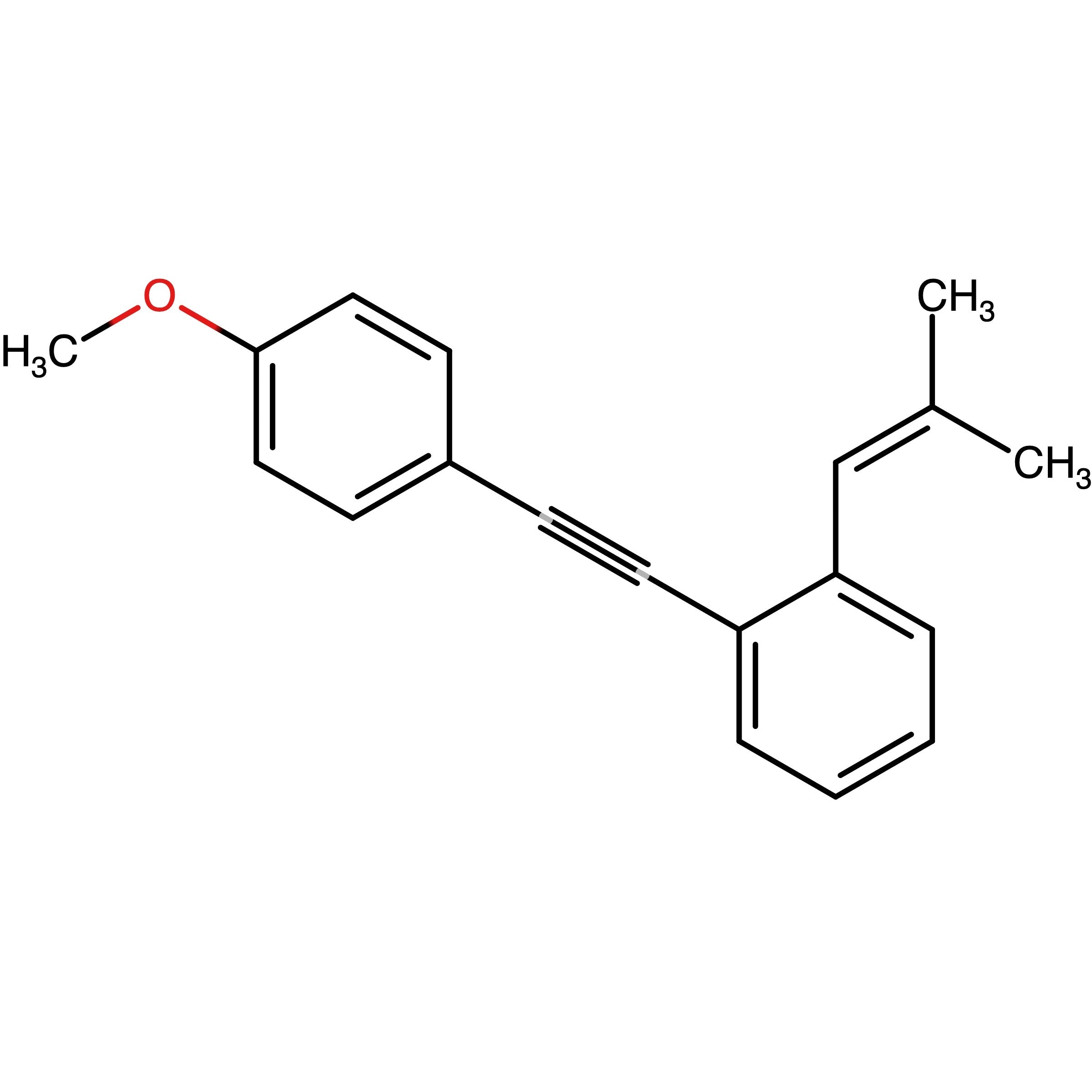 CAS 1256498-47-1 | 1-((4-Methoxyphenyl)ethynyl)-2-(2-methylprop-1-en-1-yl)benzene
