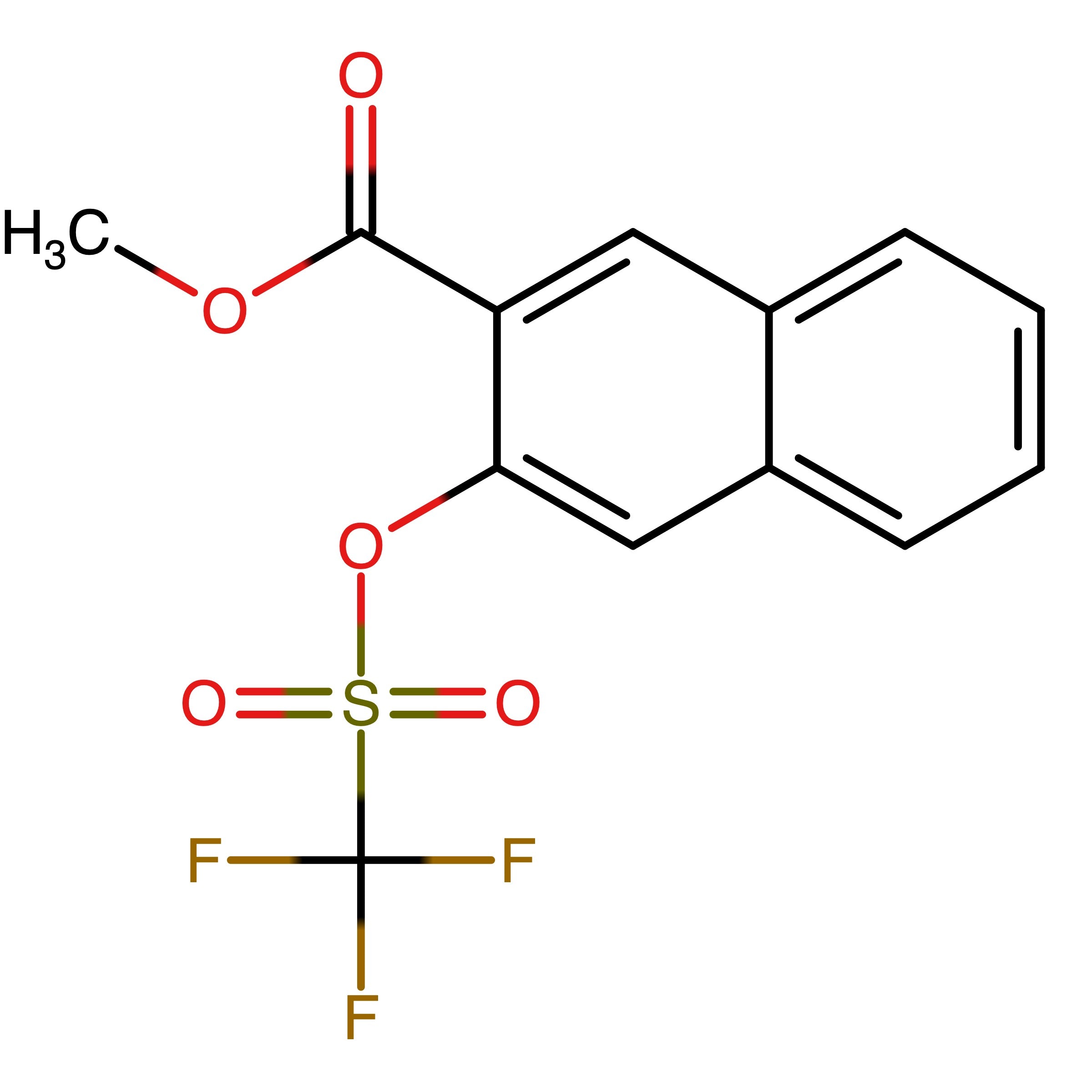 CAS 288402-18-6 | Methyl 3-(((trifluoromethyl)sulfonyl)oxy)-2-naphthoate
