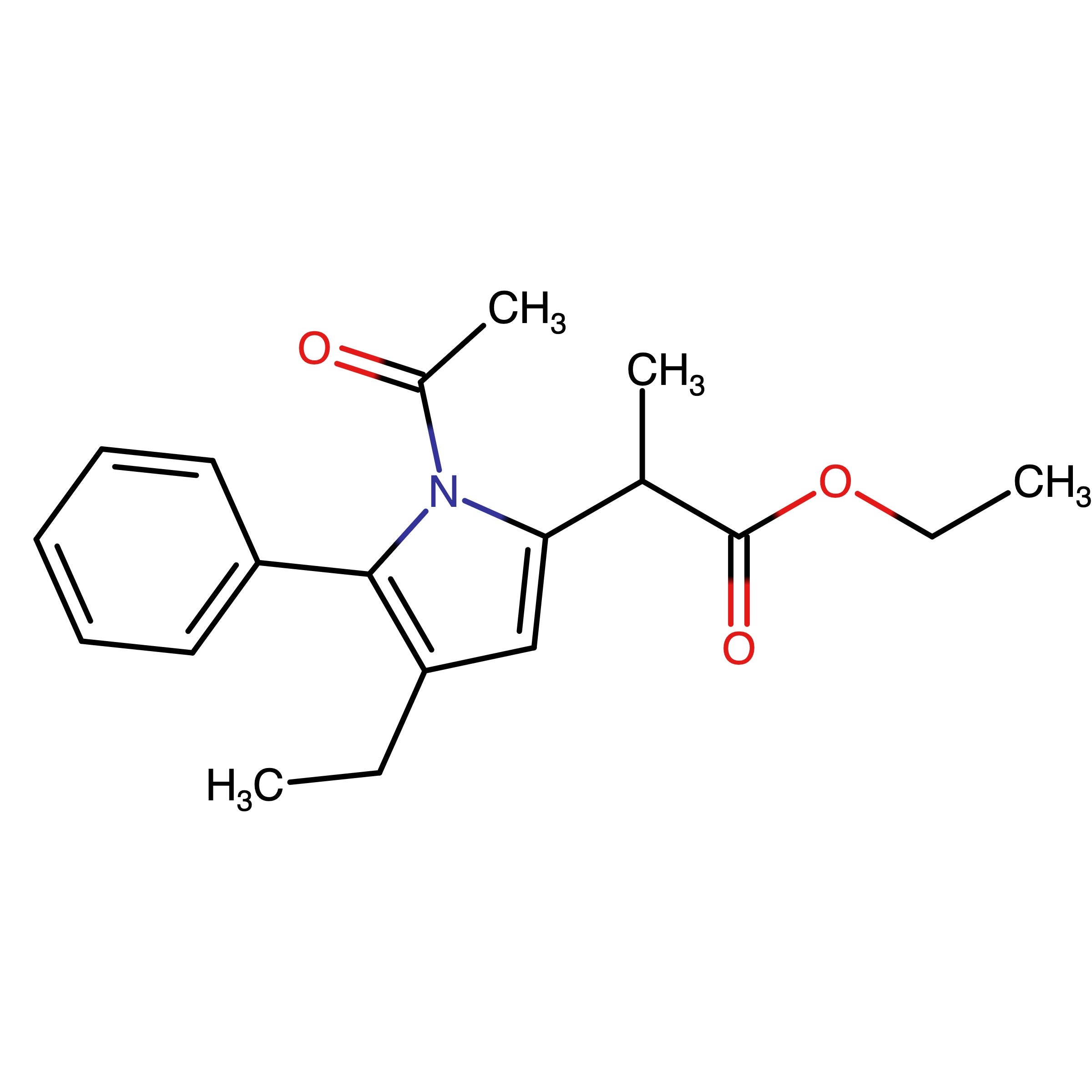 CAS 1236115-54-0 | Ethyl 2-(1-acetyl-4-ethyl-5-phenyl-1H-pyrrol-2-yl)propanoate