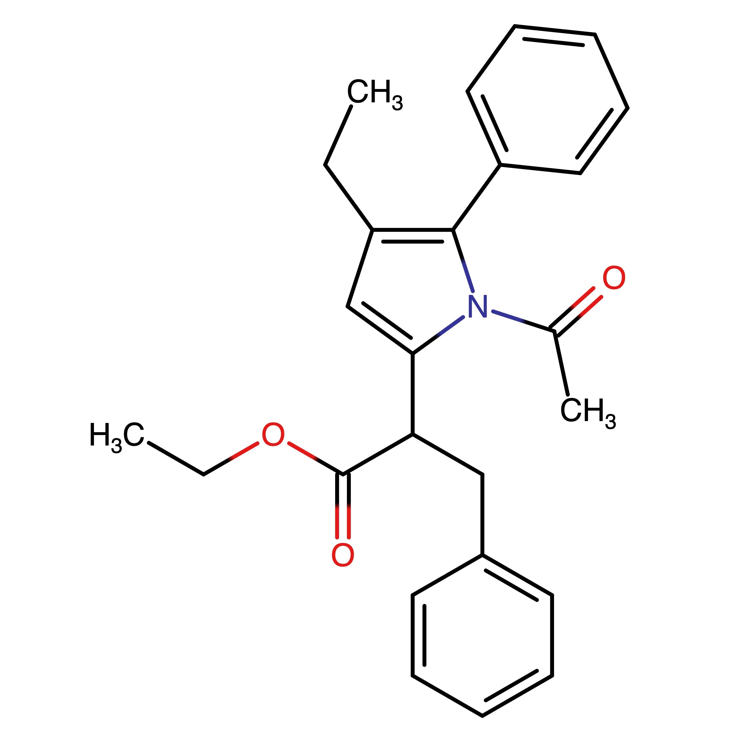 CAS 1236115-55-1 | Ethyl 2-(1-acetyl-4-ethyl-5-phenyl-1H-pyrrol-2-yl)-3-phenylpropanoate