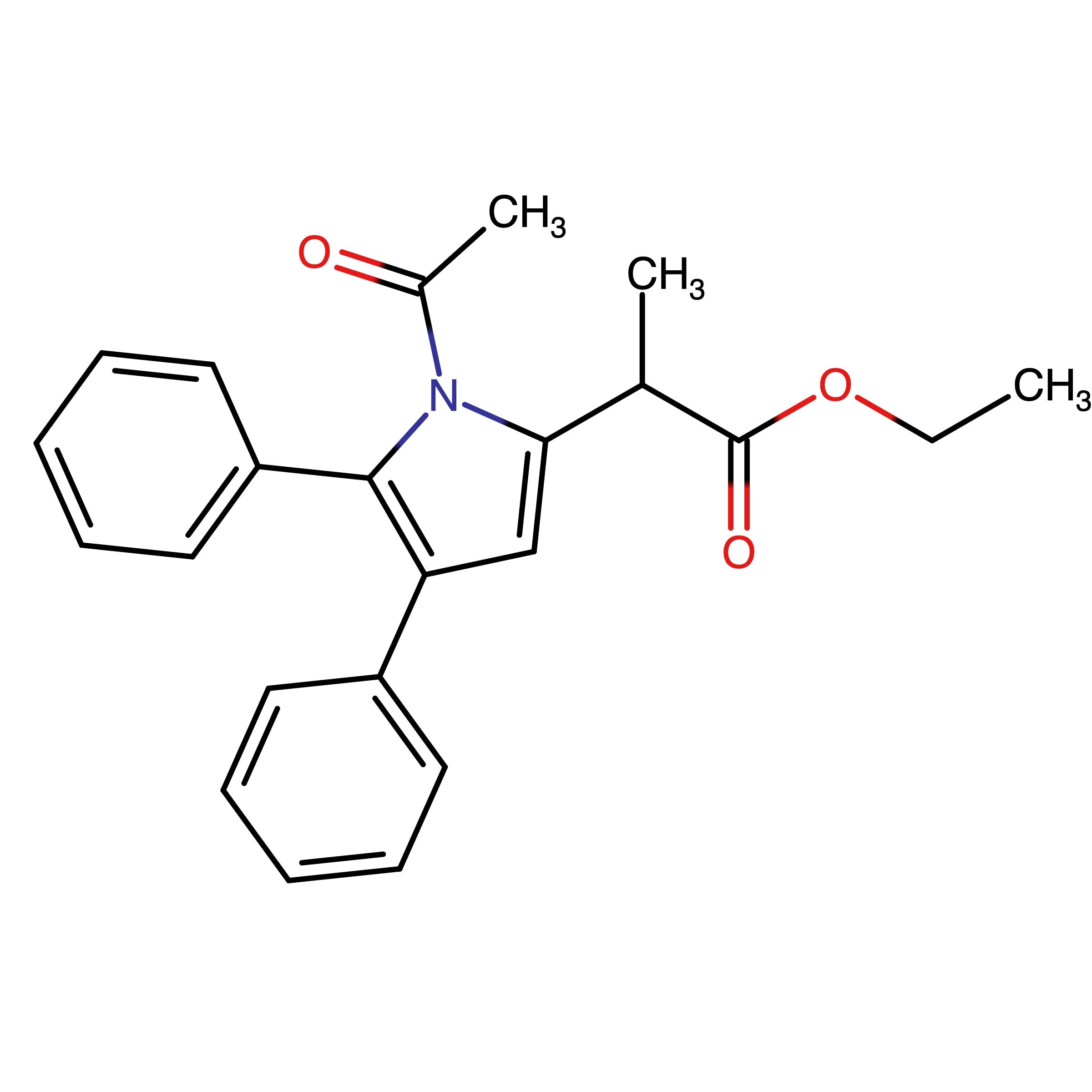 CAS 1236115-56-2 | Ethyl 2-(1-acetyl-4,5-diphenyl-1H-pyrrol-2-yl)propanoate