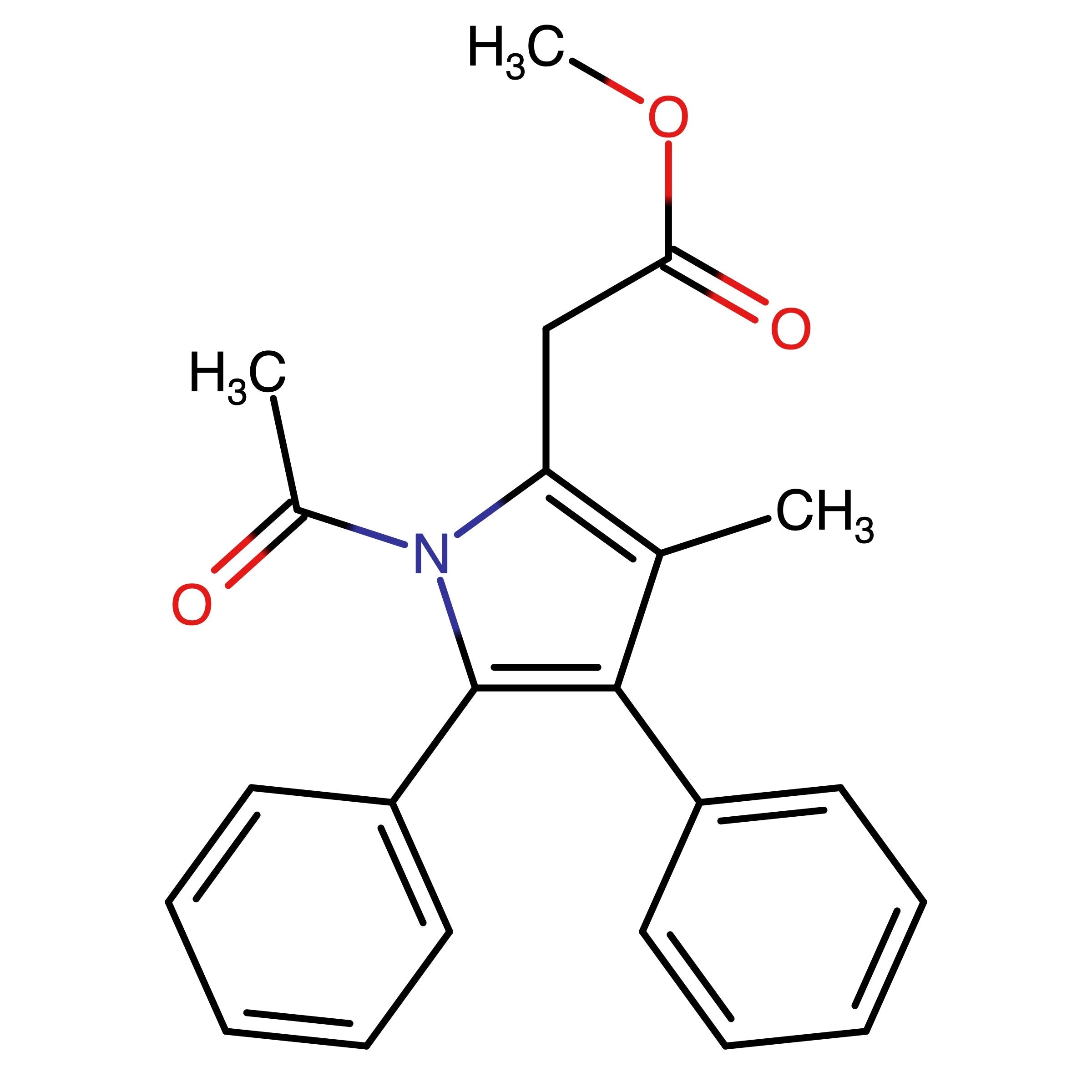 CAS 1236115-60-8 | Methyl 2-(1-acetyl-3-methyl-4,5-diphenyl-1H-pyrrol-2-yl)acetate