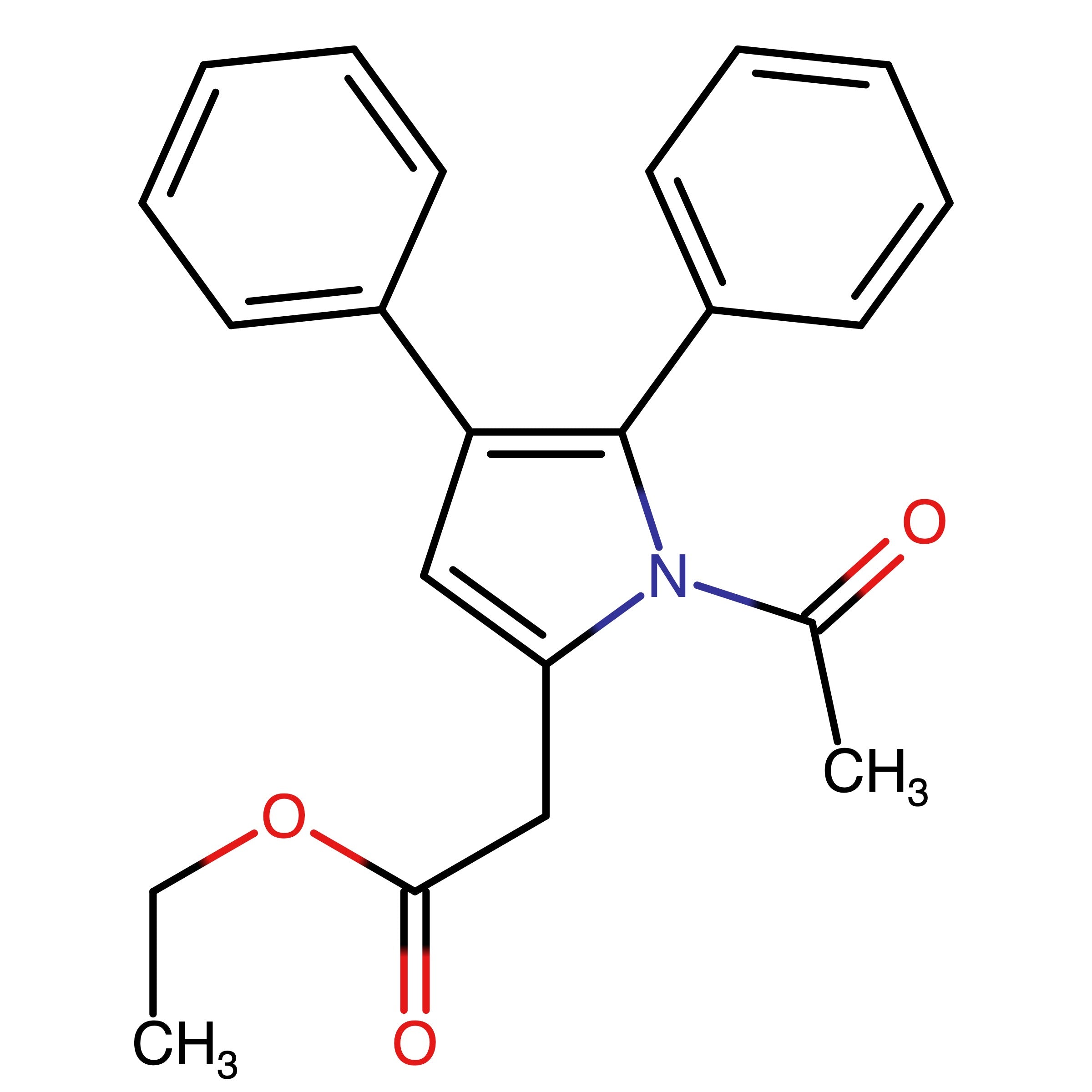 CAS 1236115-61-9 | Ethyl 2-(1-acetyl-4,5-diphenyl-1H-pyrrol-2-yl)acetate