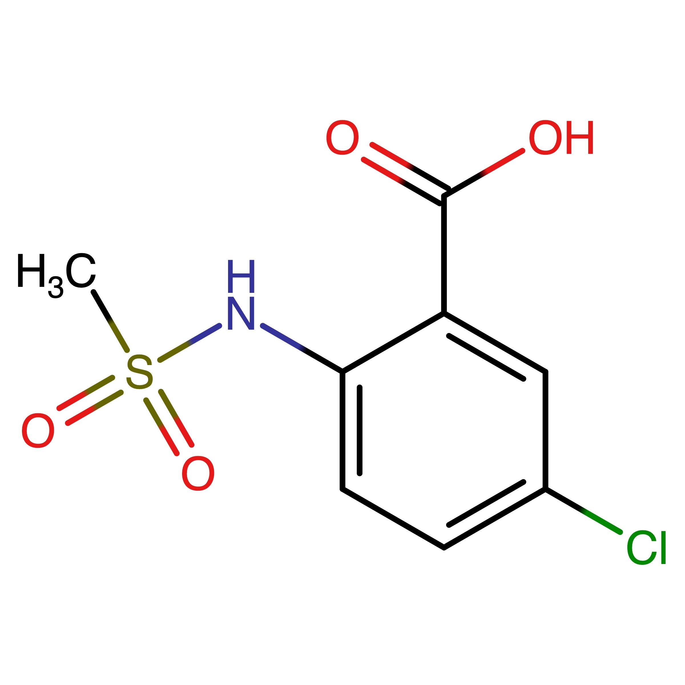 CAS 89979-12-4 | 5-Chloro-2-(methylsulfonamido)benzoic acid | MFCD09047192