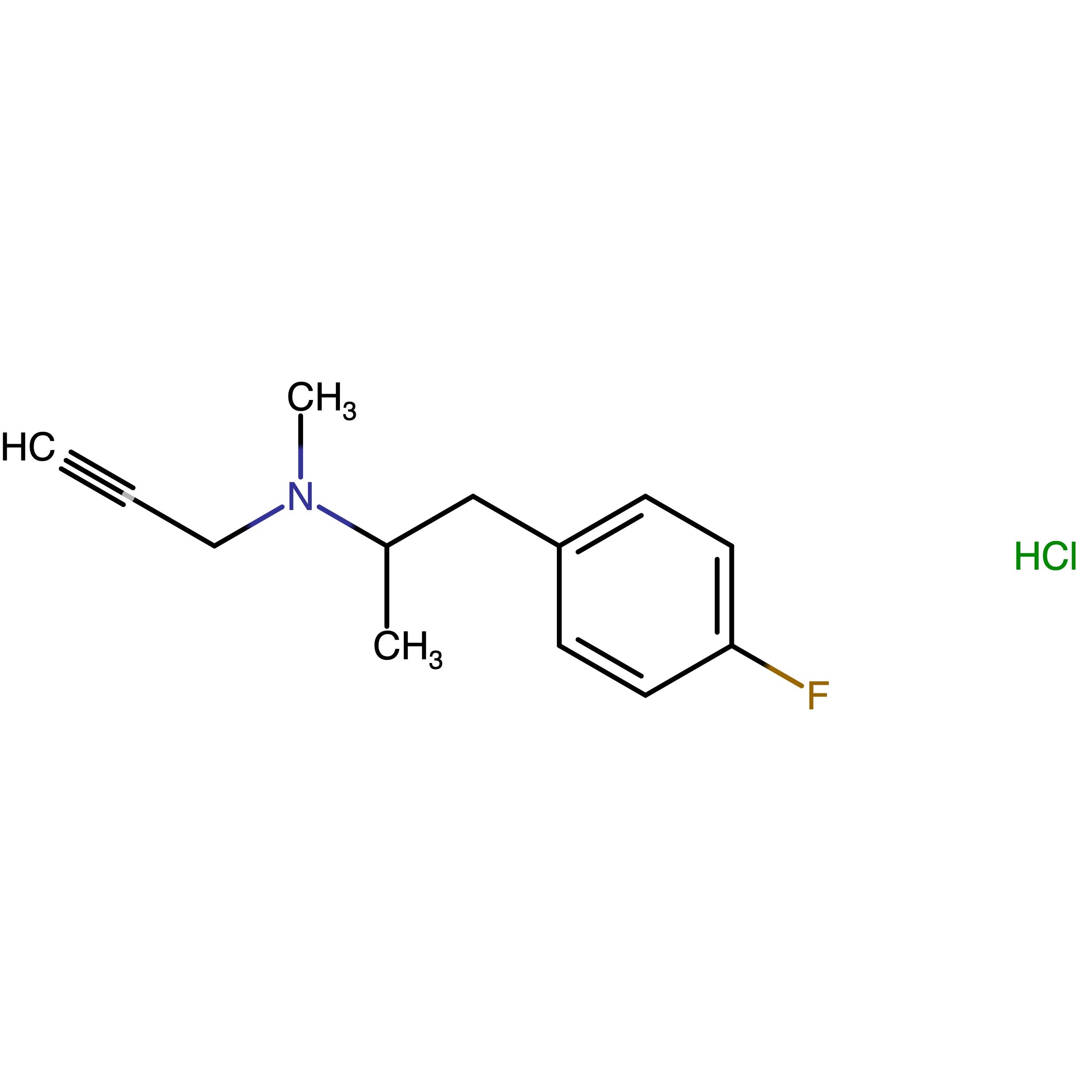 CAS 103596-43-6 | N-(1-(4-Fluorophenyl)propan-2-yl)-N-methylprop-2-yn-1-amine hydrochloride